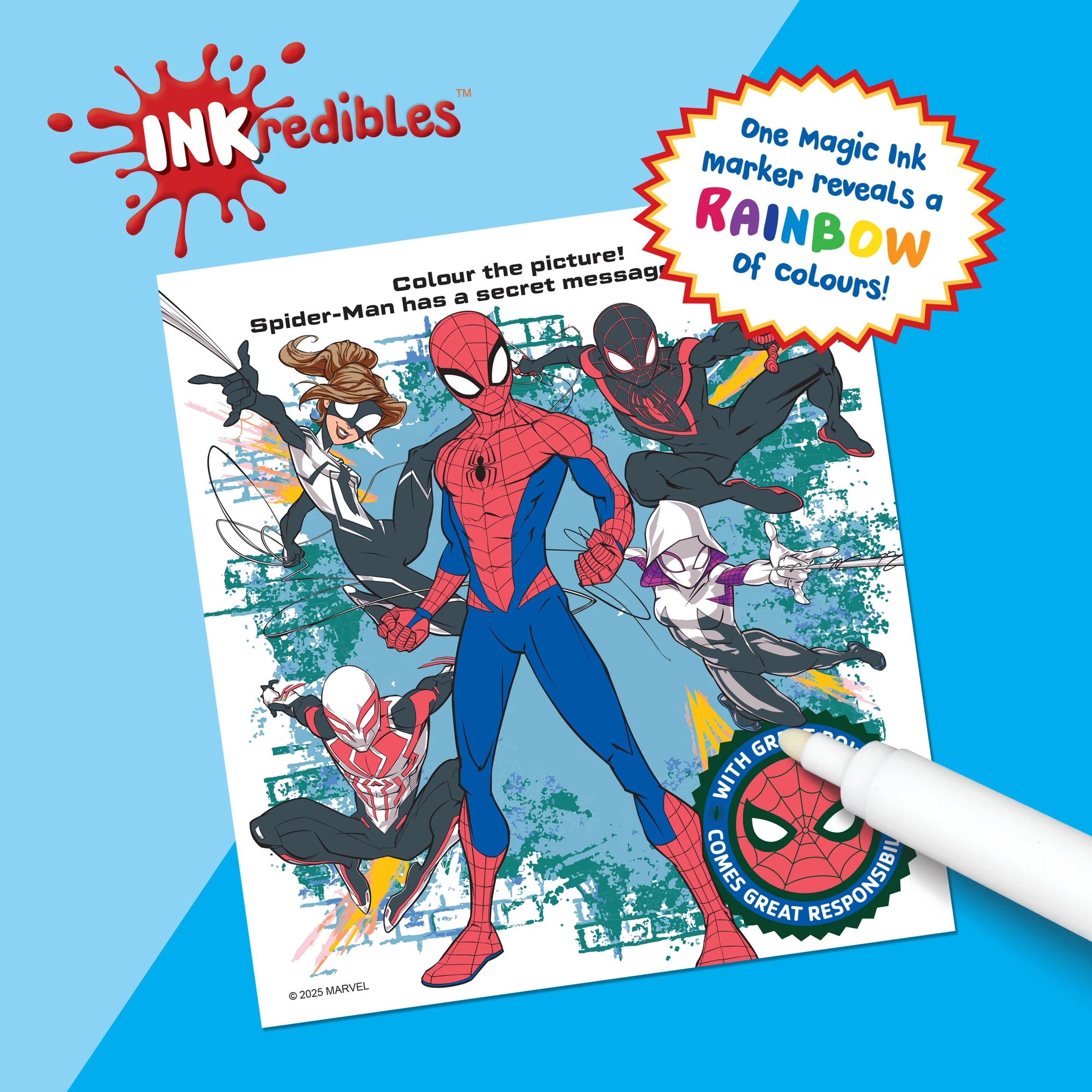 8 INKredibles Marvel Spider-Man Mess-Free Activity Kit - Book, 8 of 9