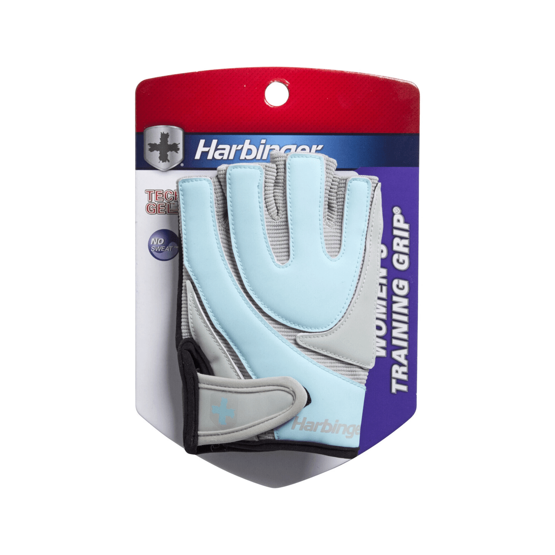 4 Harbinger Womens Training Grip Gloves TechGel Padding Leather Palm NoSweat - Multi, 4 of 10