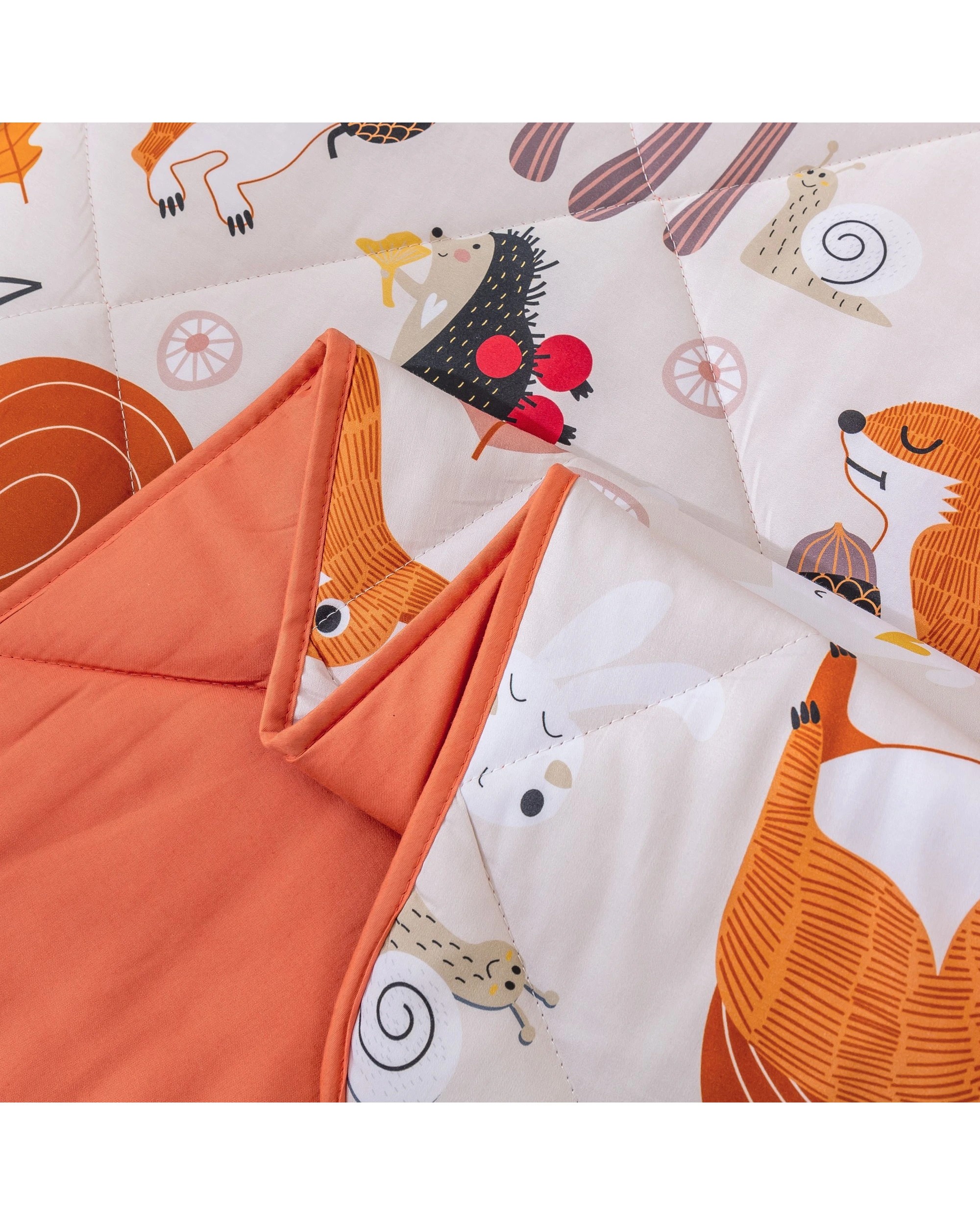 6 Jack & Ava Comforter Set Find a Squirrel - Single Bed - Animal Print, 6 of 7