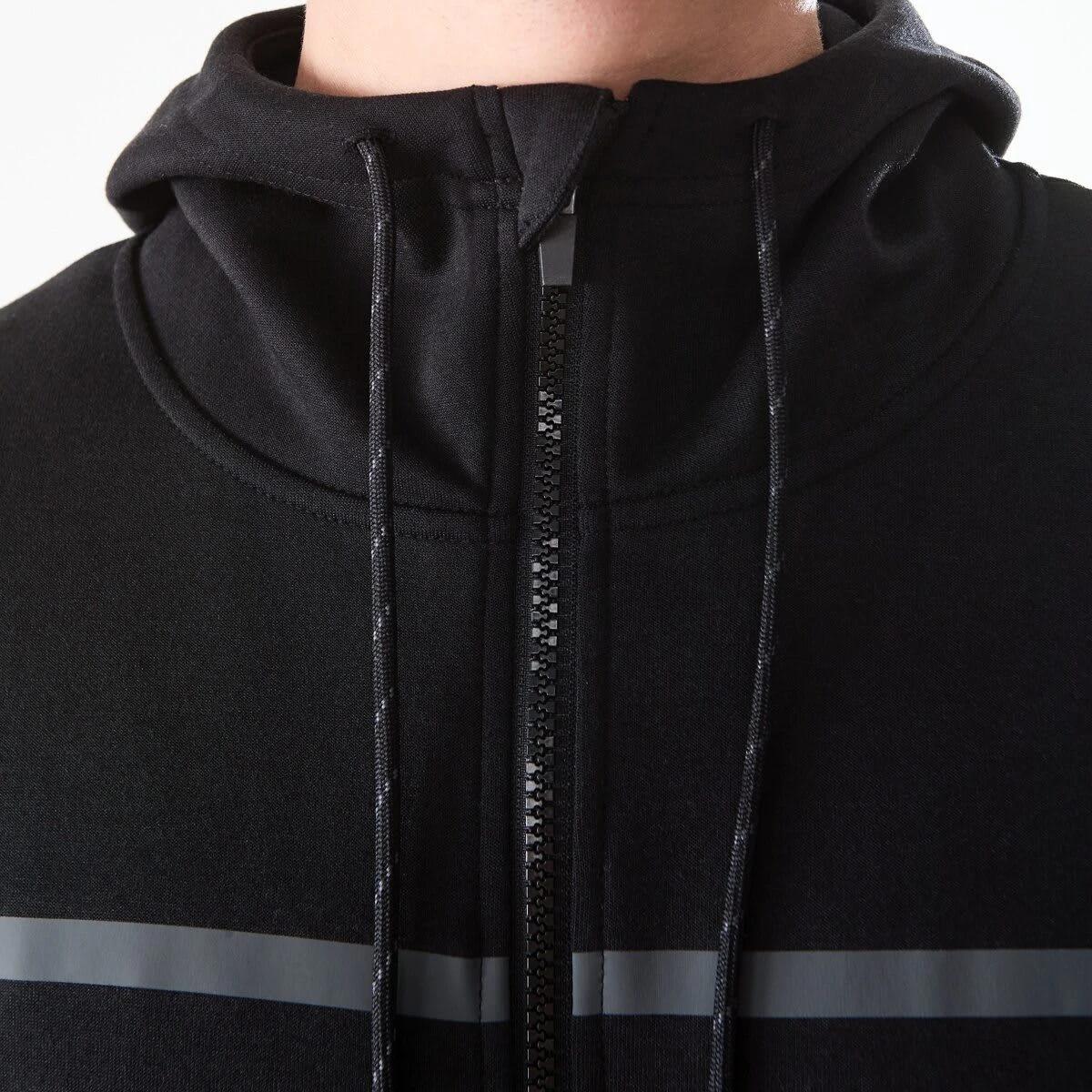 6 Active Mens Sports Hoodie BLACK, 6 of 9