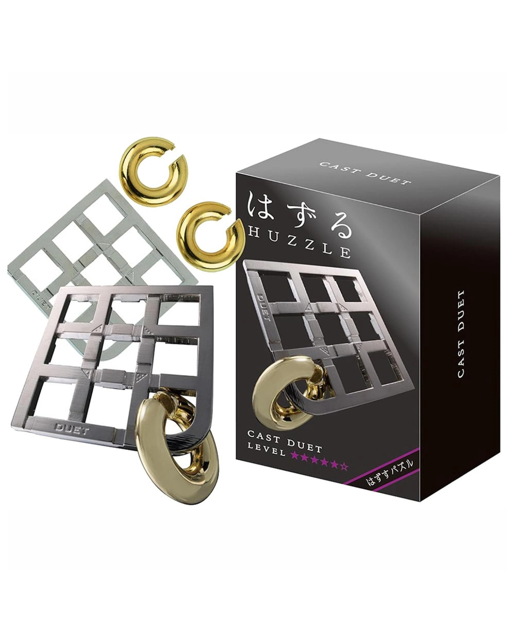 1 Hanayama Level 5 Cast Duet Puzzle, 1 of 1