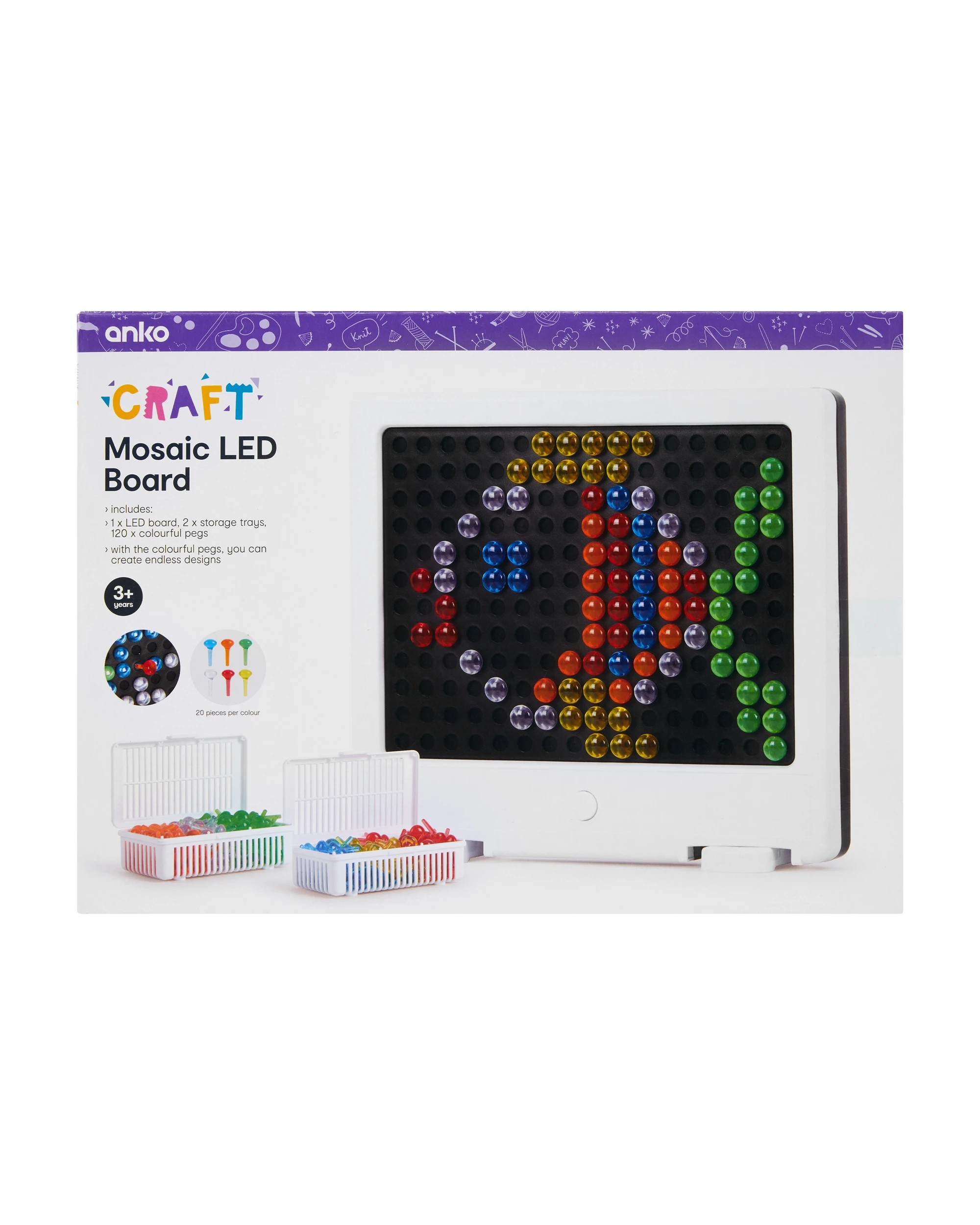 8 Mosaic LED Board, 8 of 8