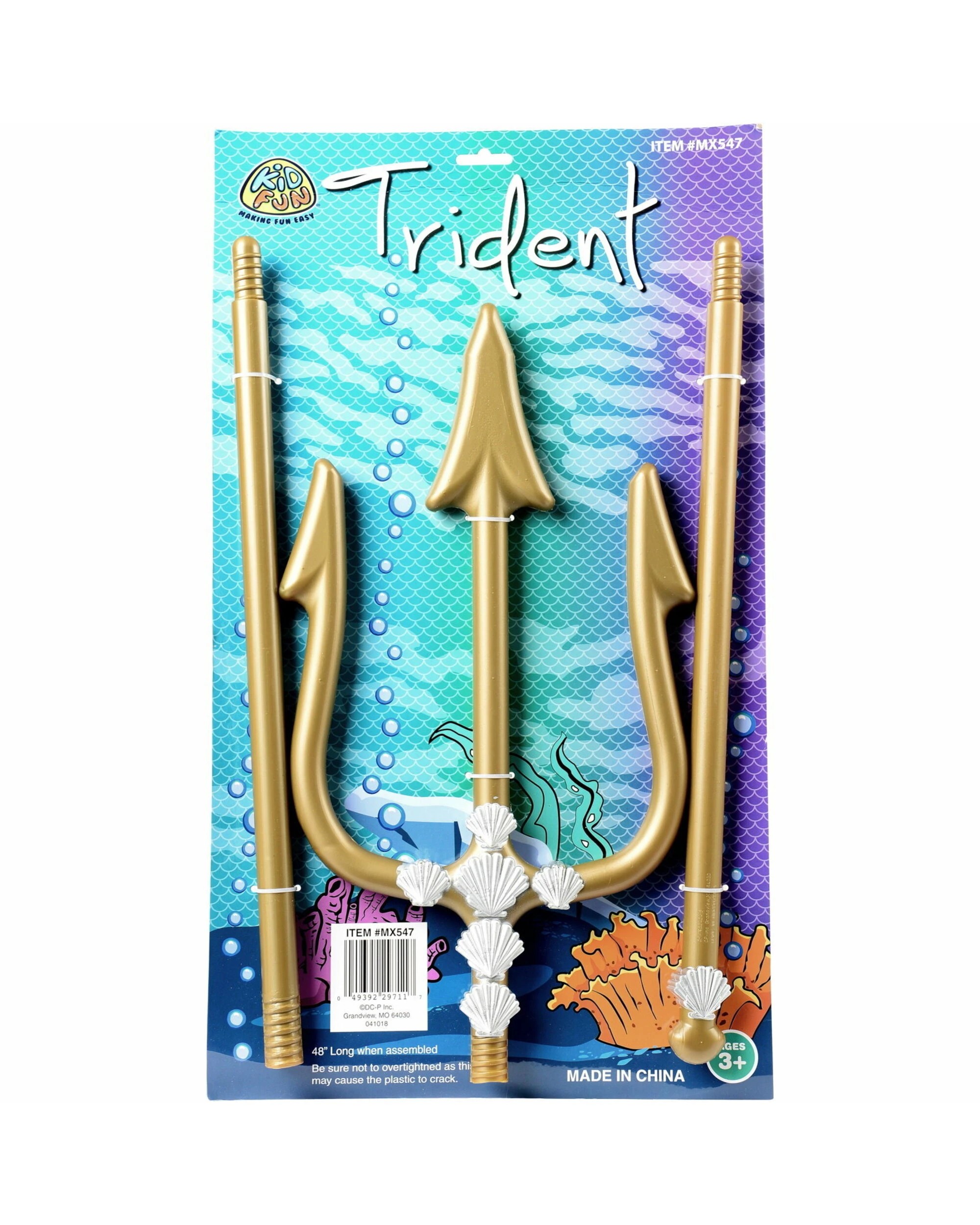 1 Partyrama Gold Mermaid Trident, 1 of 1