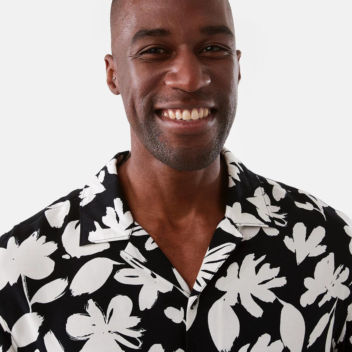 4 Short Sleeve Resort Print Shirt Brus Flral, 4 of 7