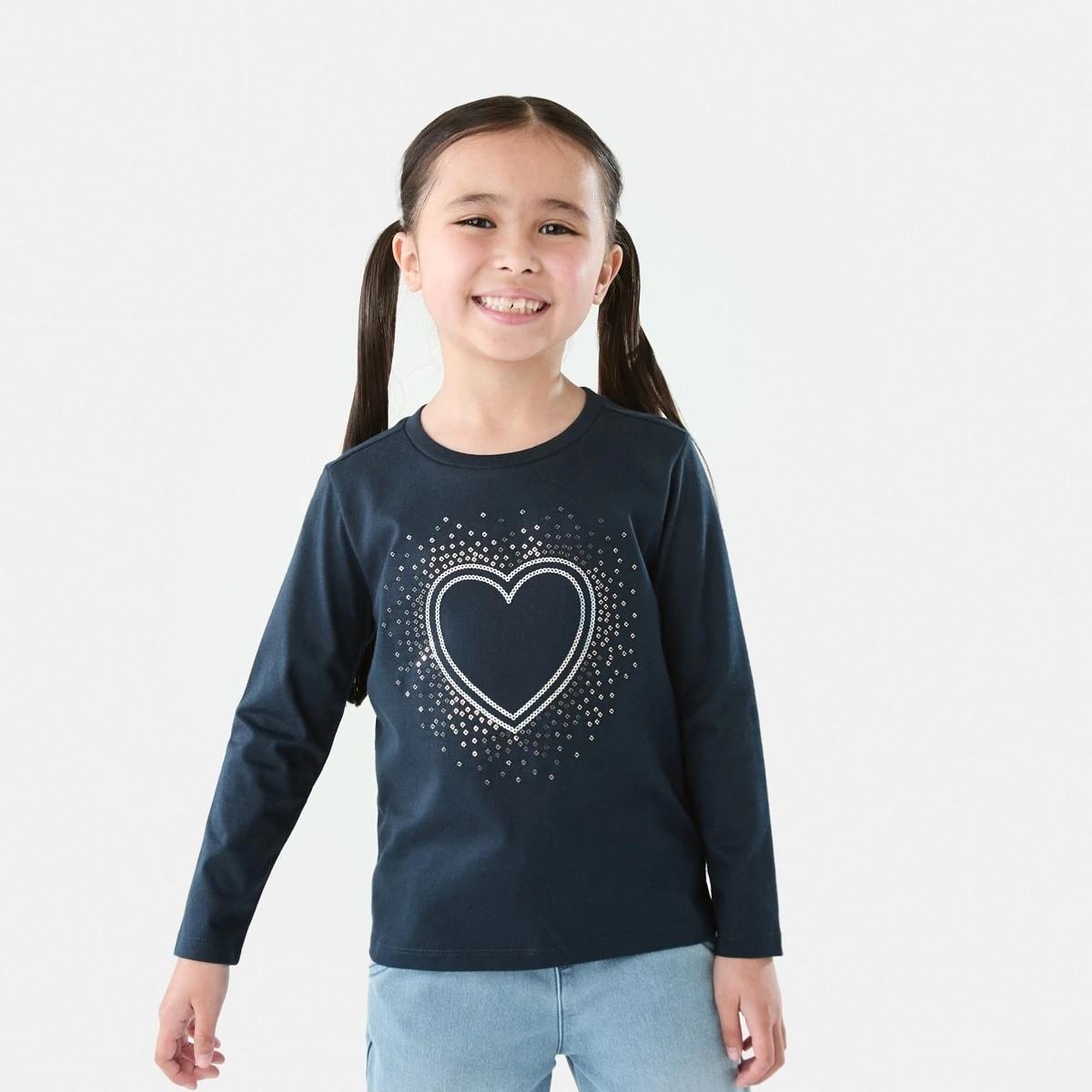 1 Sequin T-shirt Heart, 1 of 8
