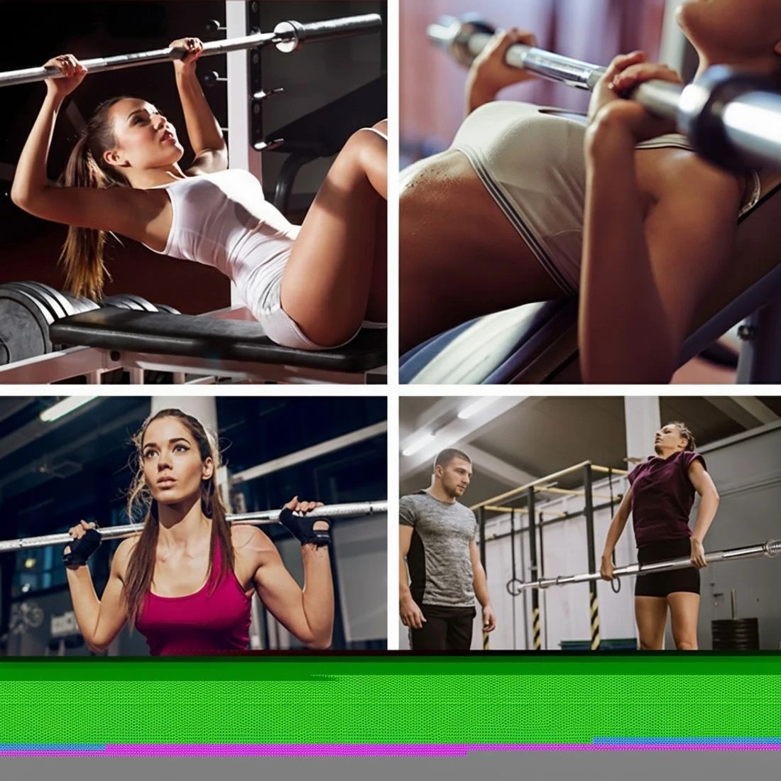 4 Everfit Barbell Bar Weights - Silver, 4 of 6