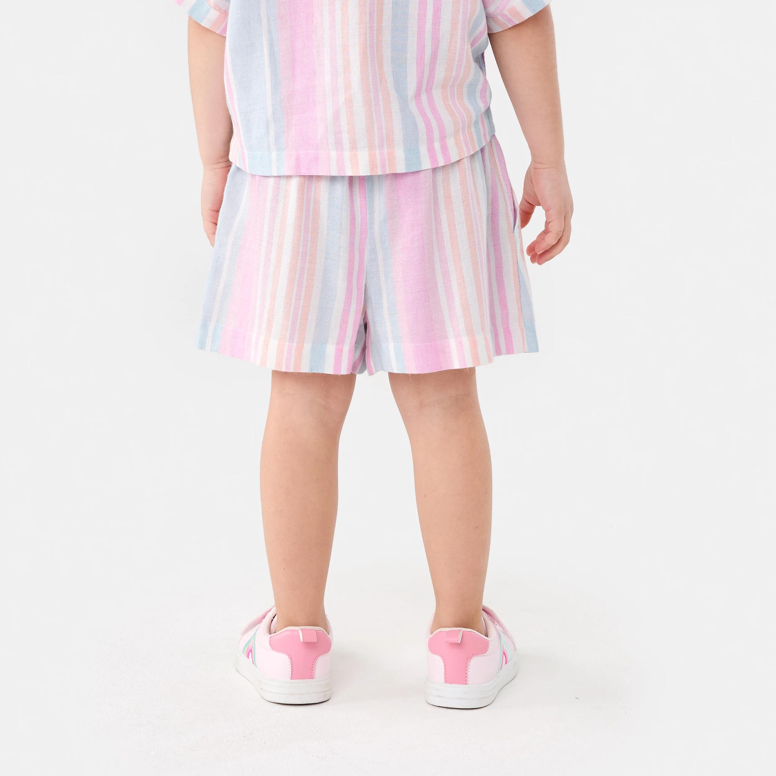2 Woven Shorts RAINBOW MULTI STRIPES, 2 of 6