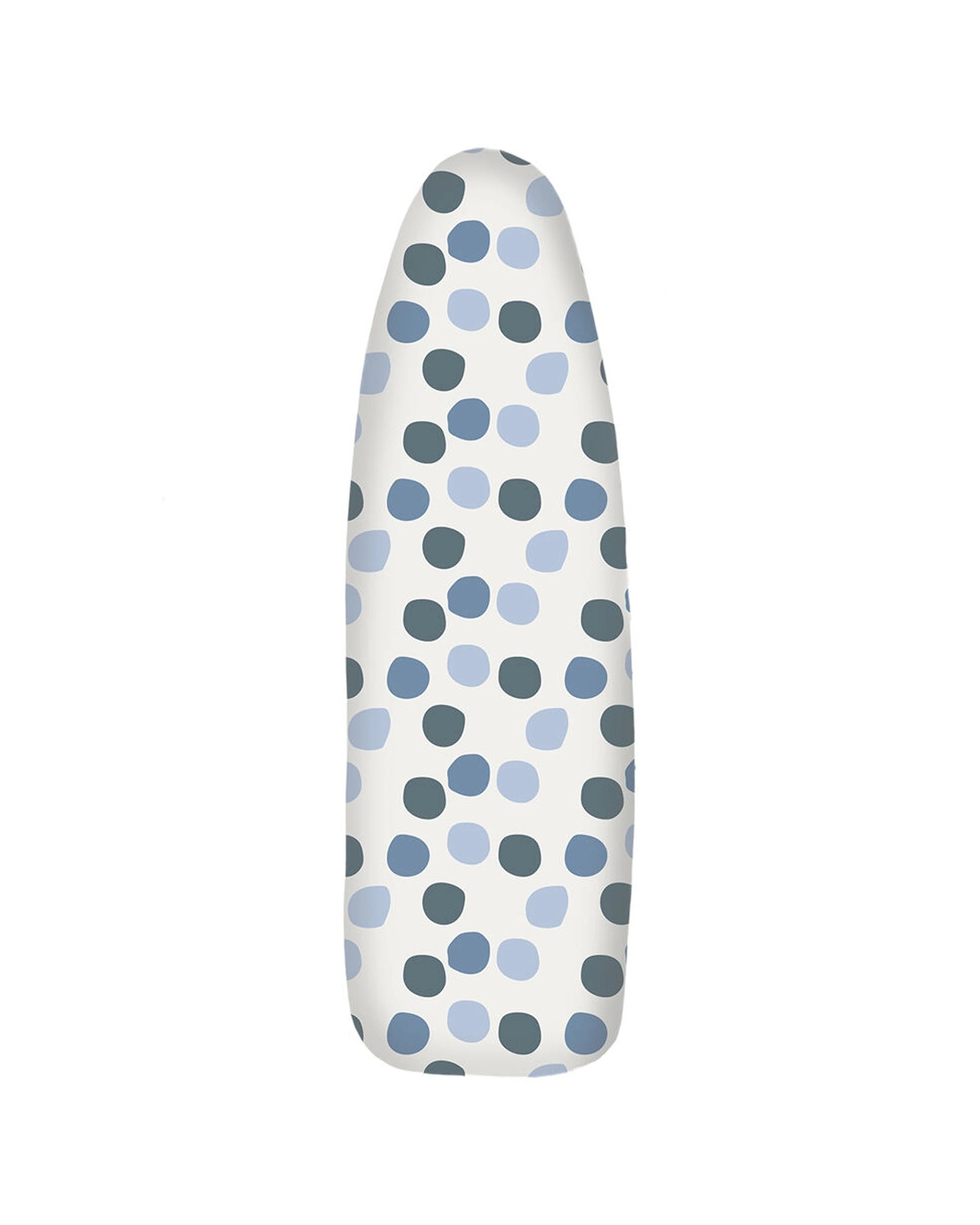 1 Hills Reversible Ironing Board Cover Large XL 7mm Padding 138cmx45cm Dots - Blue, 1 of 3