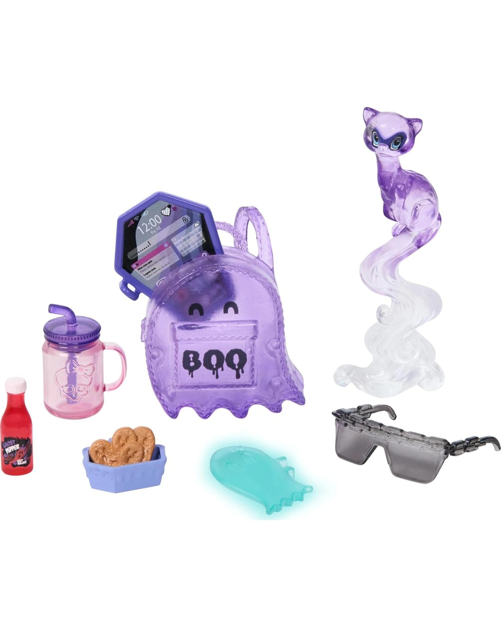 3 Monster High Spectra Vondergeist with Rhuen Pet Fashion Doll, 3 of 6