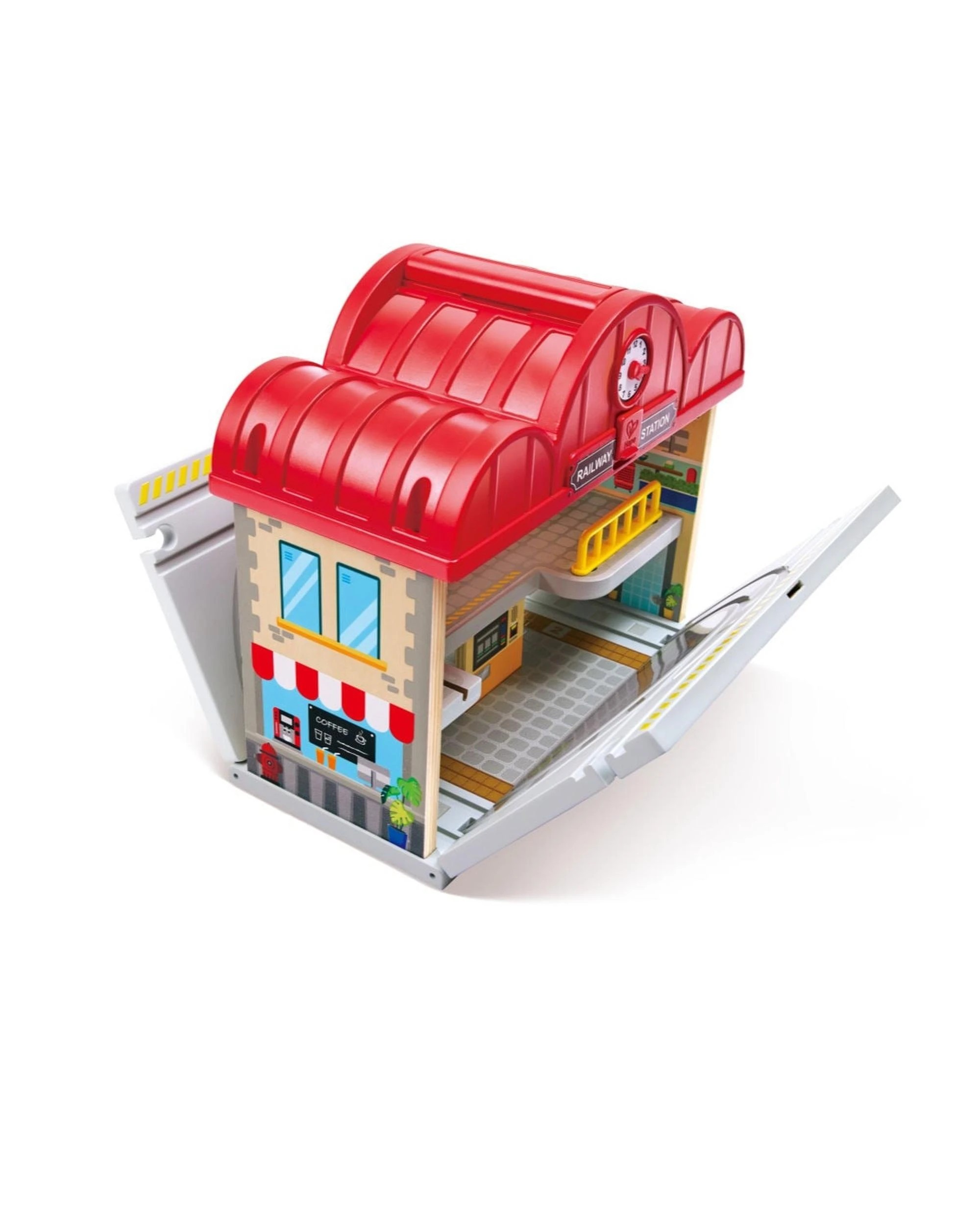 3 Hape Portable Train Station Playset, 3 of 9
