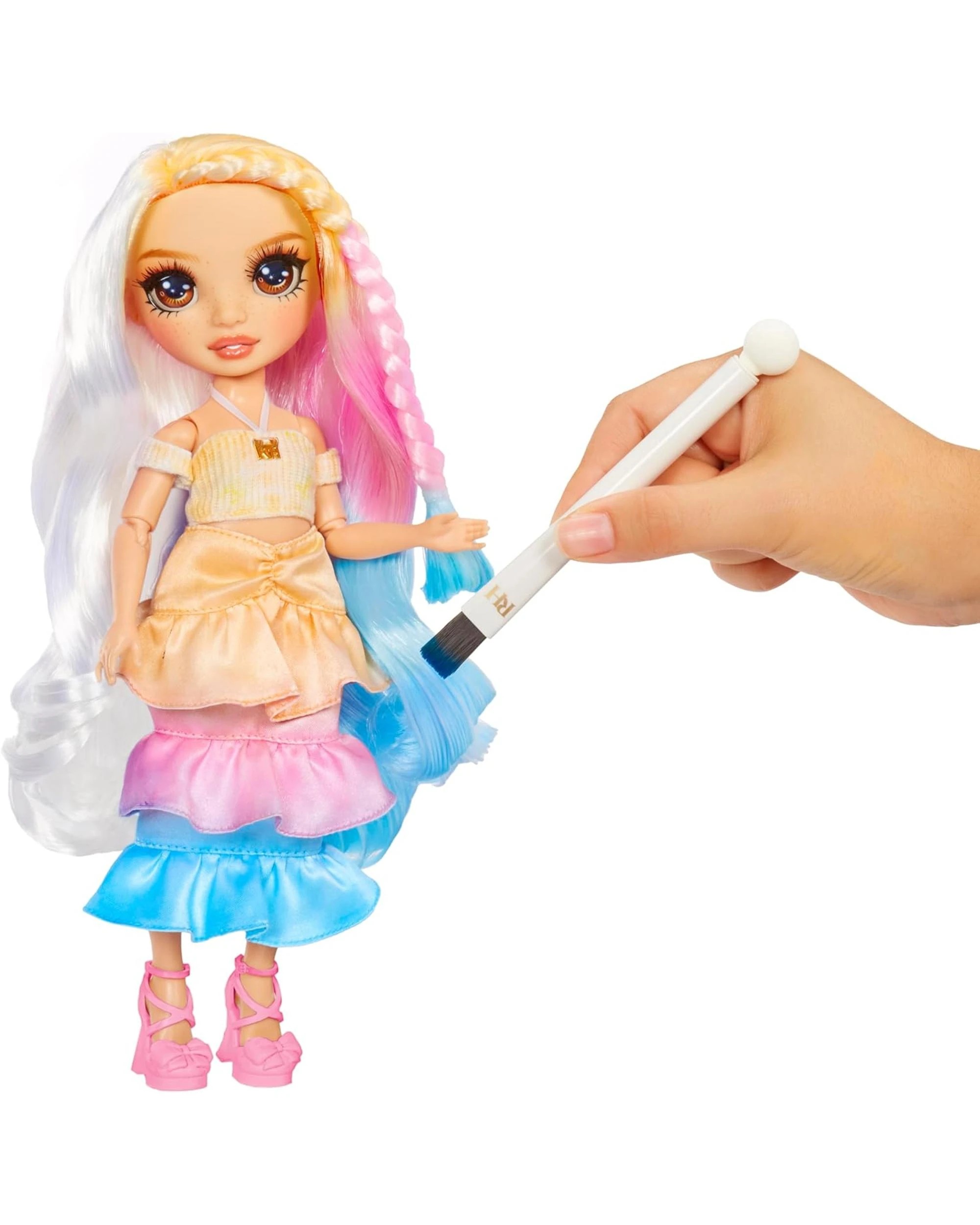 3 Rainbow High Watercolor and Create Brown Eyes, 3 of 7