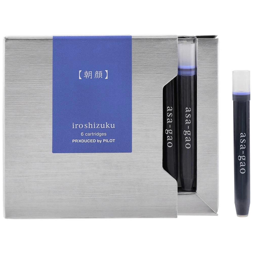 1 Iroshizuku Fountain Pen Ink Cartridge Morning Glory 6Pk, 1 of 3