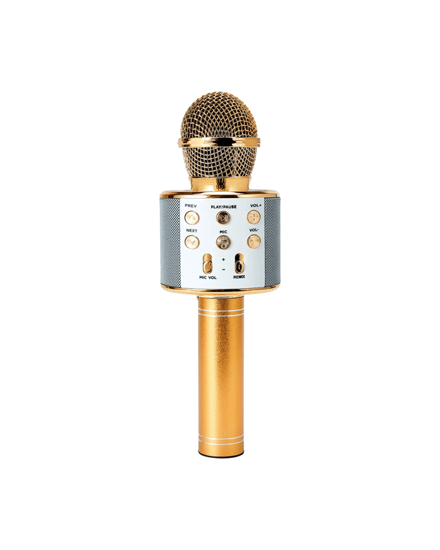 Karaoke Bluetooth Microphone - Gold 