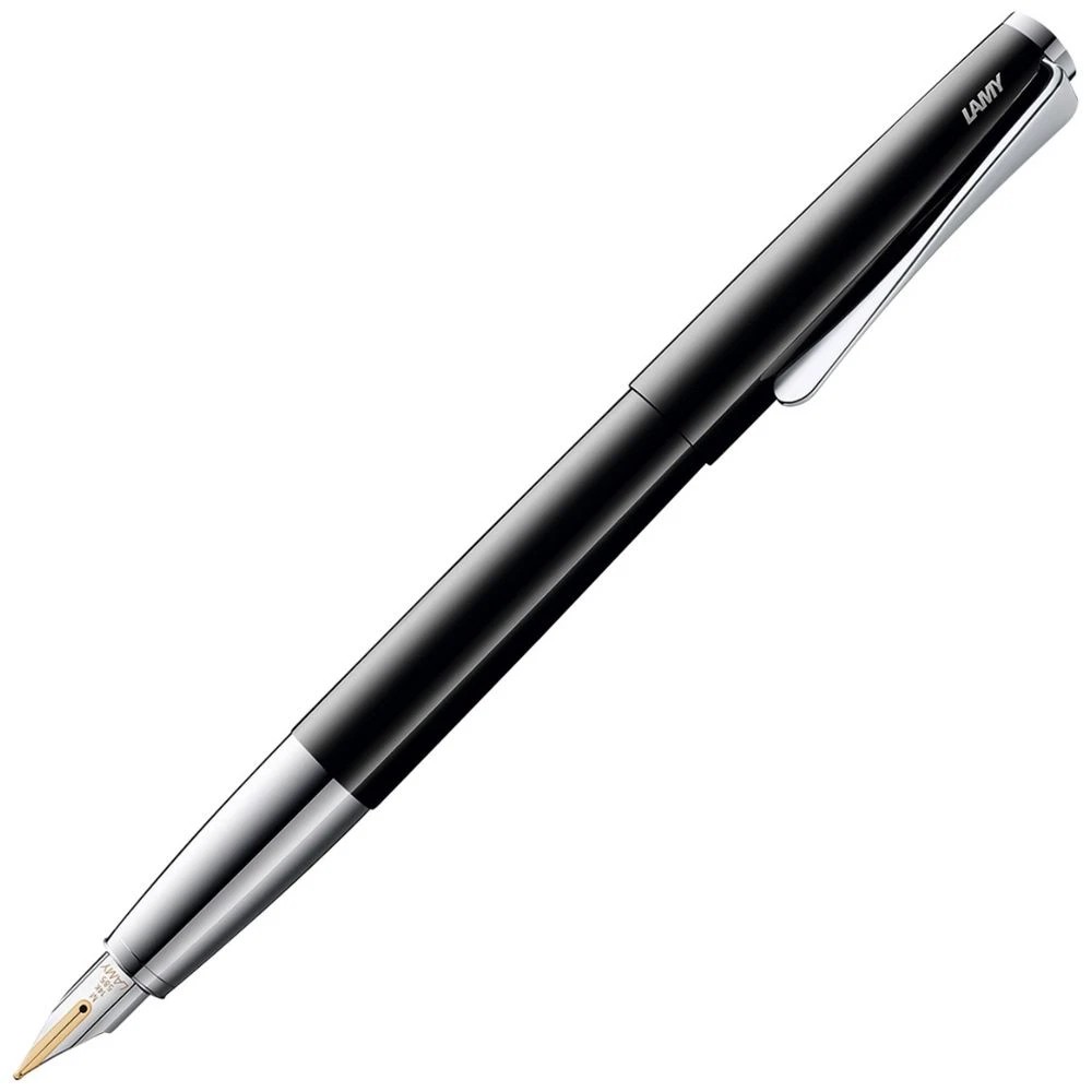 1 Lamy Studio Fountain Pen Medium Piano Black, 1 of 2