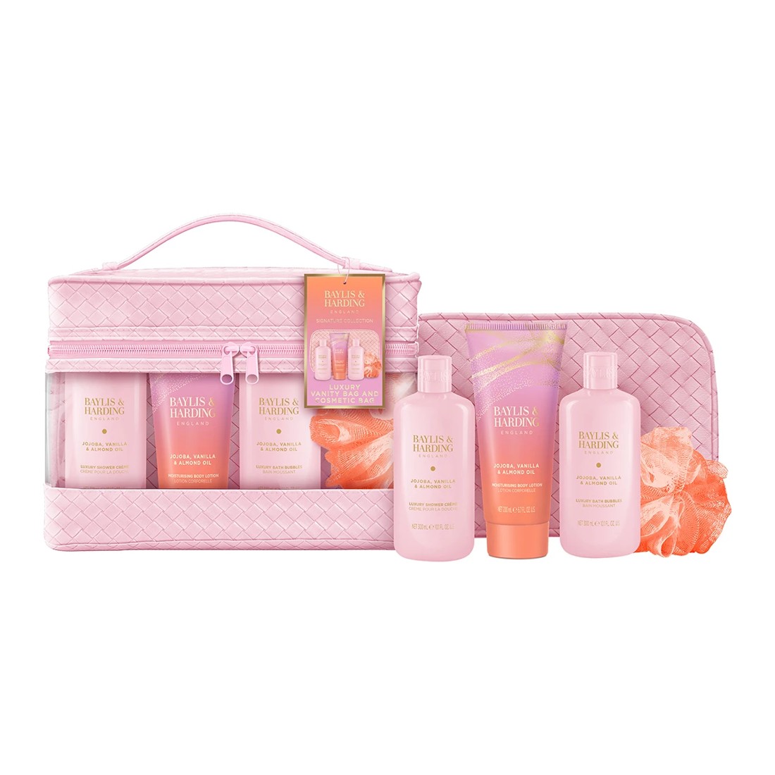 1 Baylis & Harding Signature Collection: Luxury Vanity and Cosmetic Bag Set - Jojoba, Vanilla and Almond Oil, 1 of 4