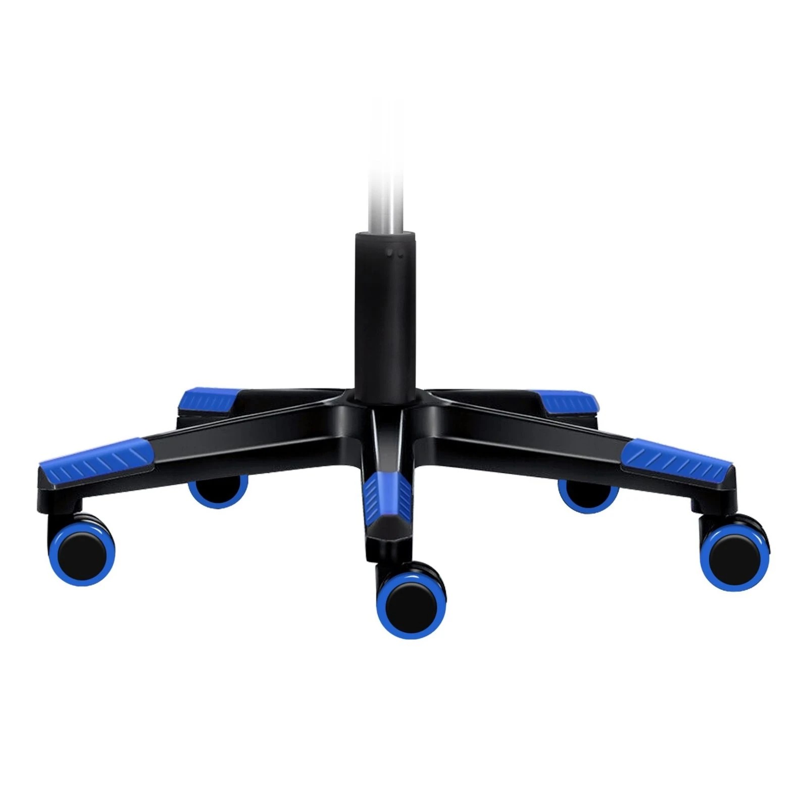 6 Alfordson Gaming Chair Office Racer Large Lumbar Cushion Footrest Seat Leather - Blue, 6 of 10