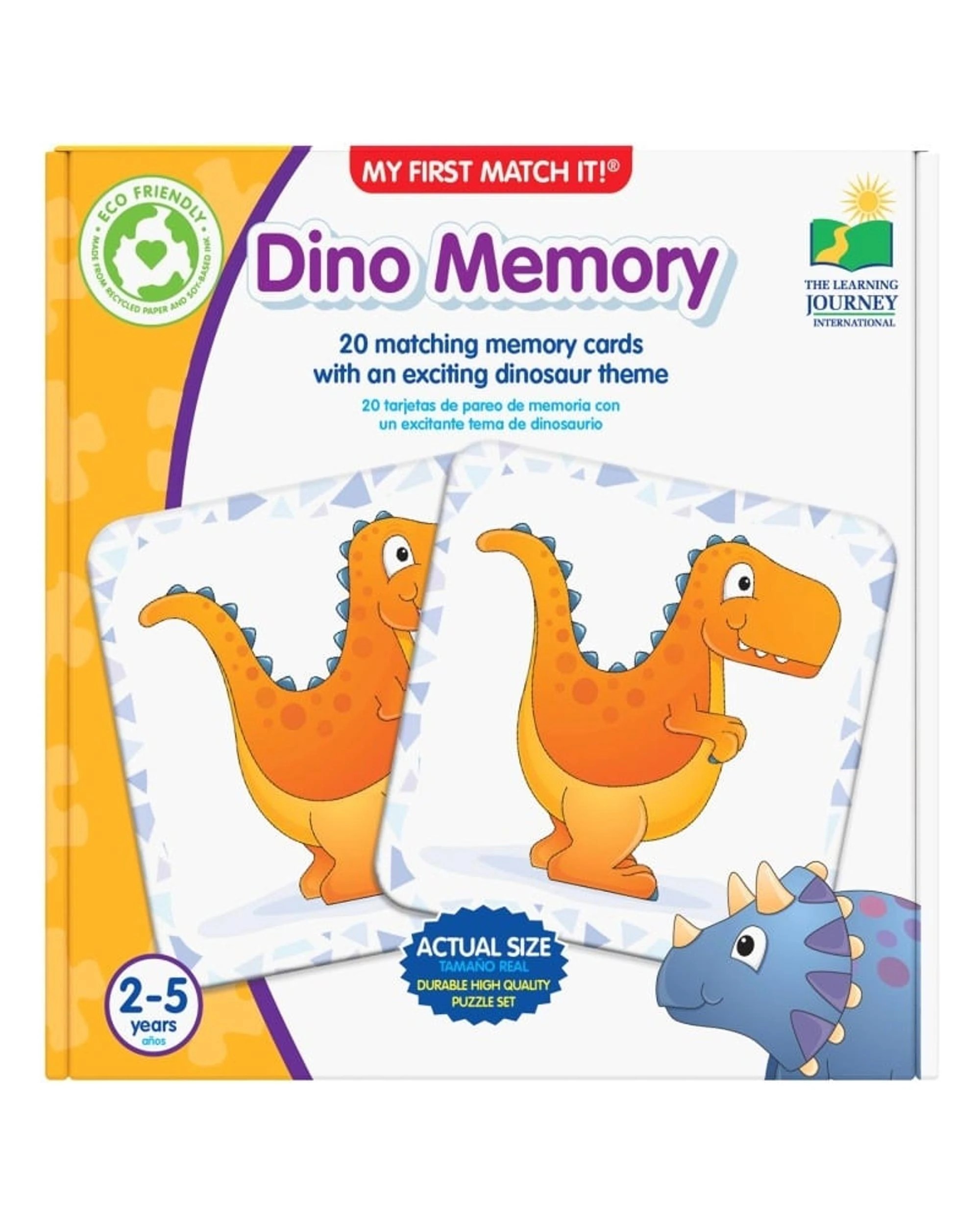 1 LEarning Journey My First Match It Dino Memory Game, 1 of 1