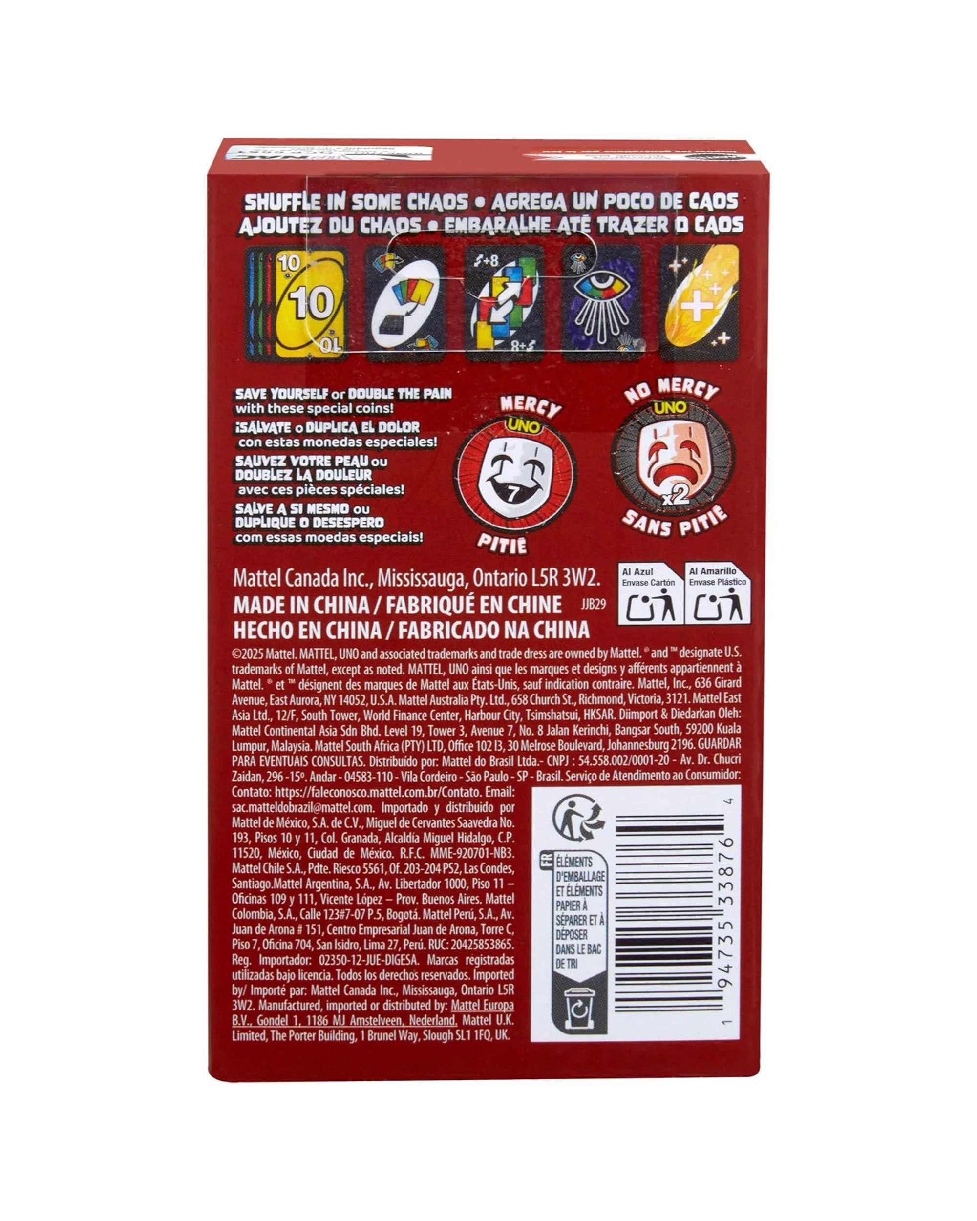 6 UNO Show 'Em No Mercy Card Game Expansion Pack, 6 of 6