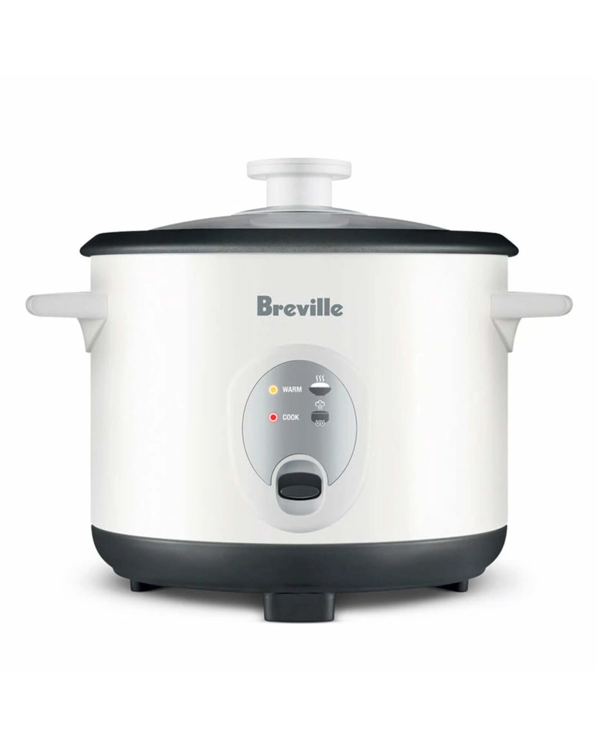 1 Breville The Set & Serve Rice Cooker - White, 1 of 1
