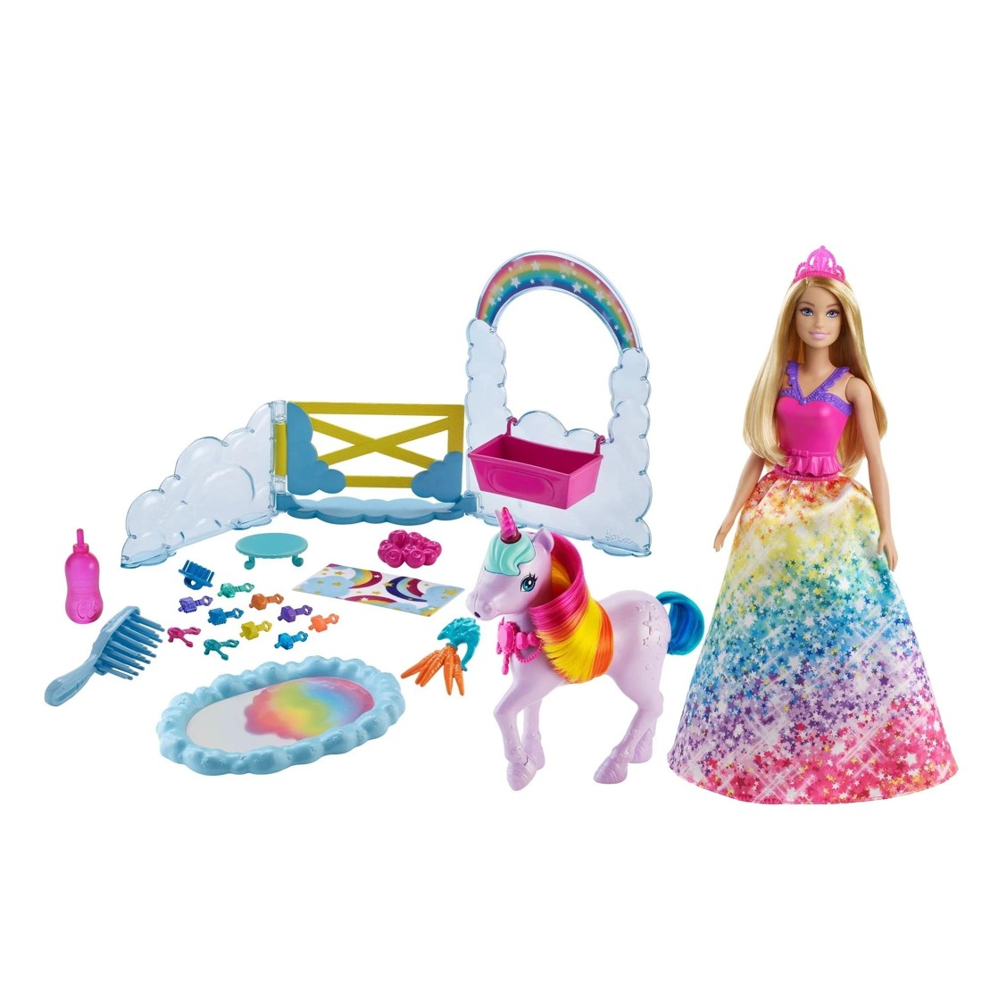 2 Barbie Dreamtopia Doll and Unicorn - Multi, 2 of 5