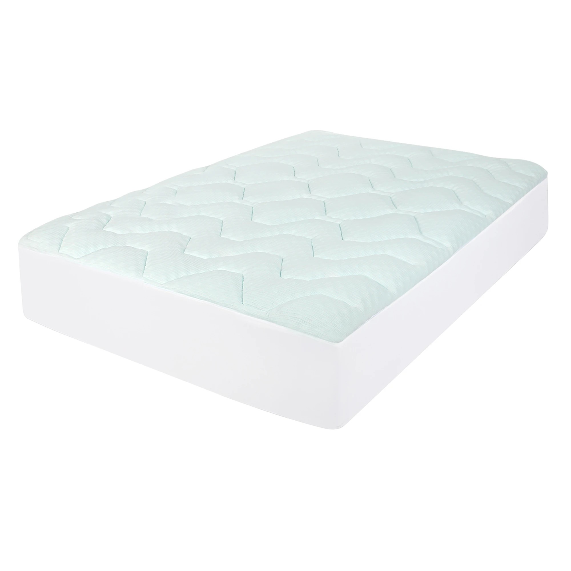 1 Dreamz Mattress Topper Pillowtop Memory Foam Bamboo Cover Bed Protector Single, 1 of 9