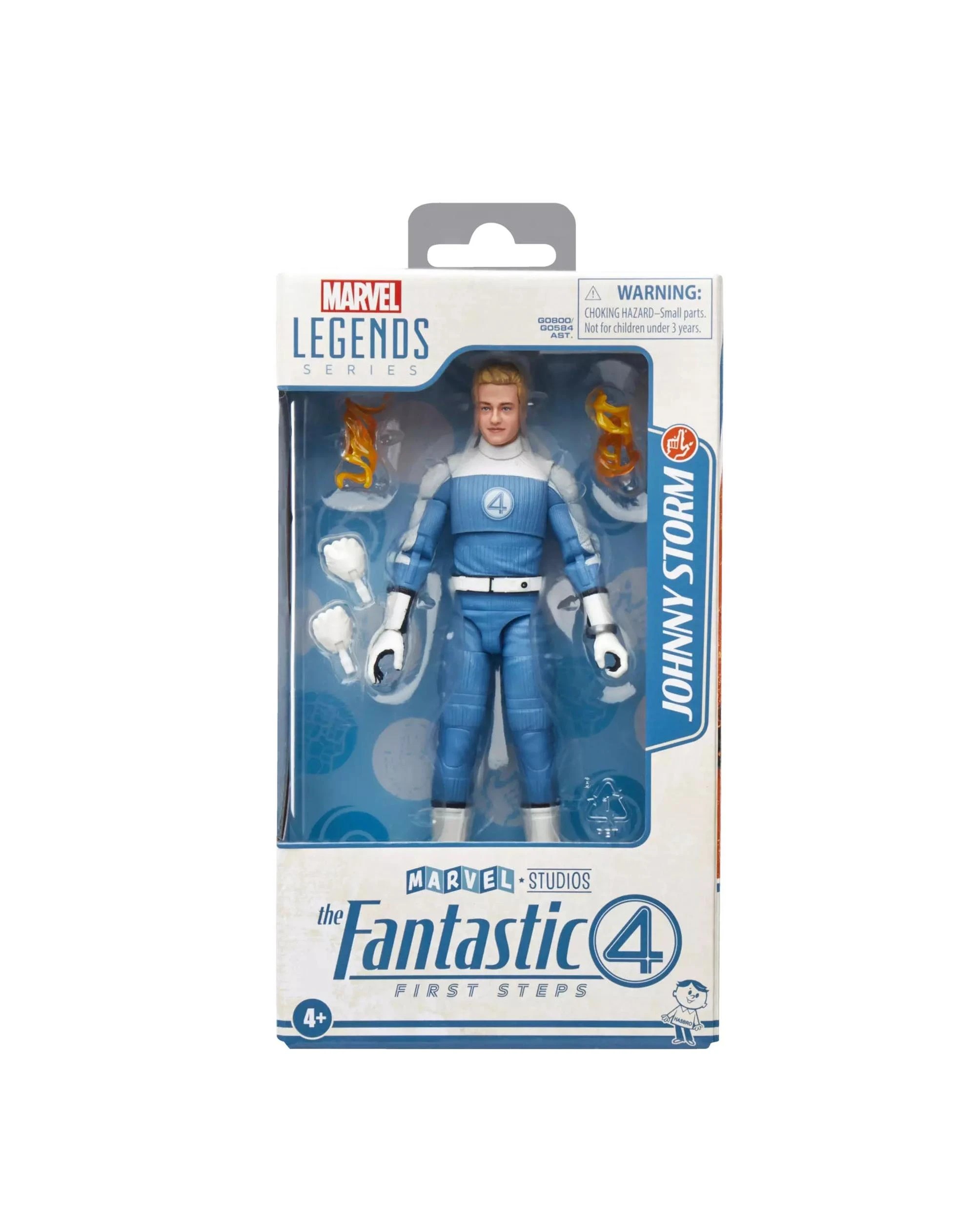 1 Hasbro Marvel Legends Series: The Fantastic 4 First Steps: Johnny Storm, 1 of 8
