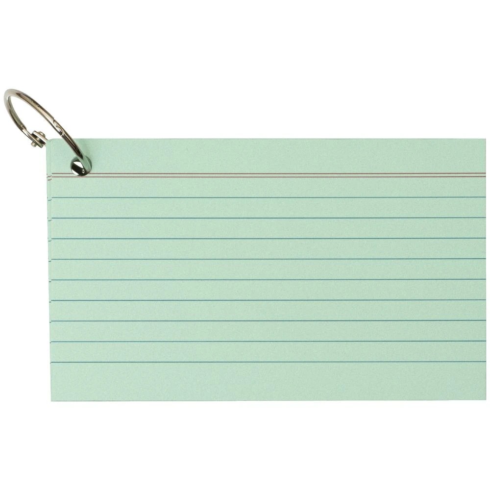 4 Studymate Study Cards Pastel Green 50 Sheets, 4 of 9