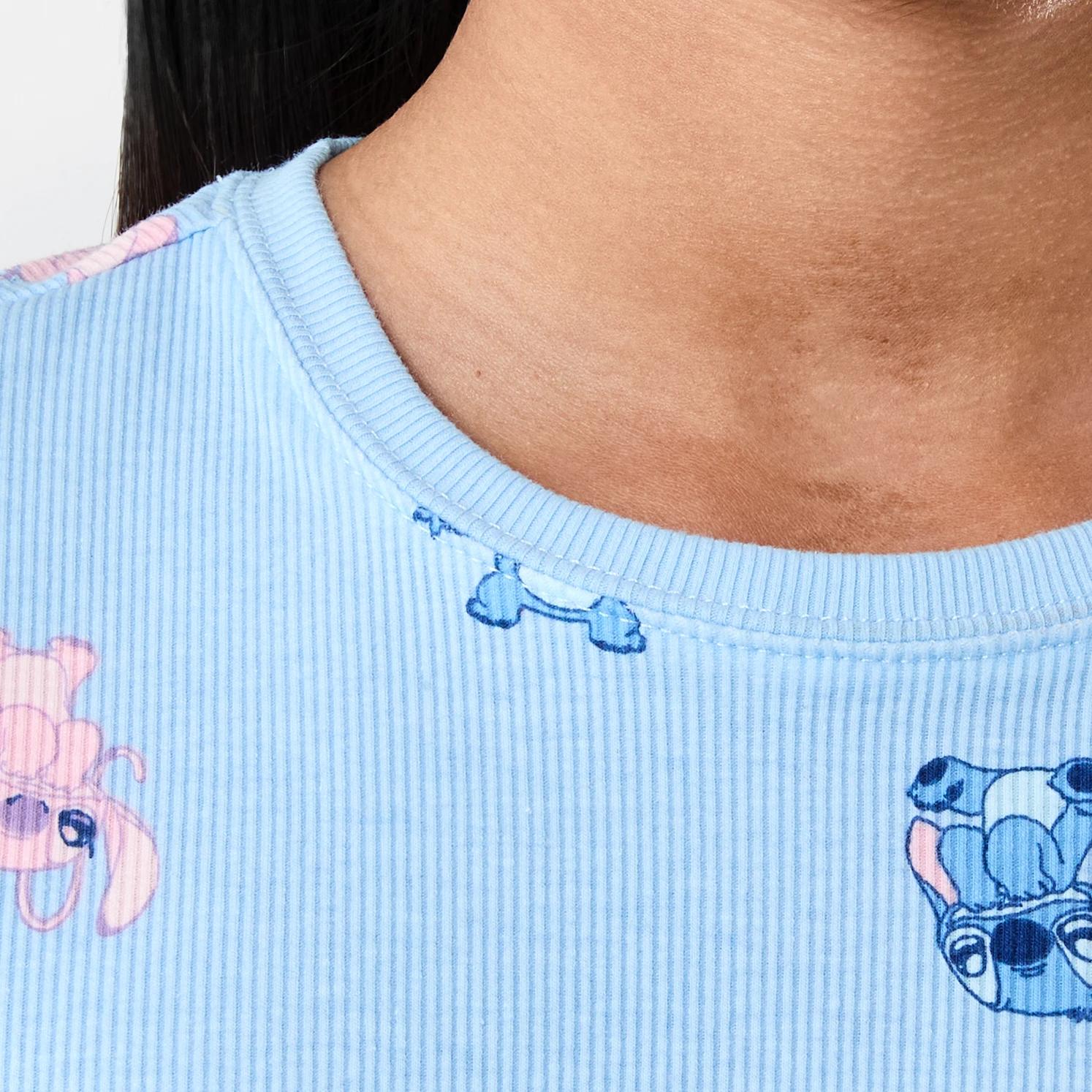 4 Disney Stitch License Rib Pyjama Set Bg Stitch, 4 of 7