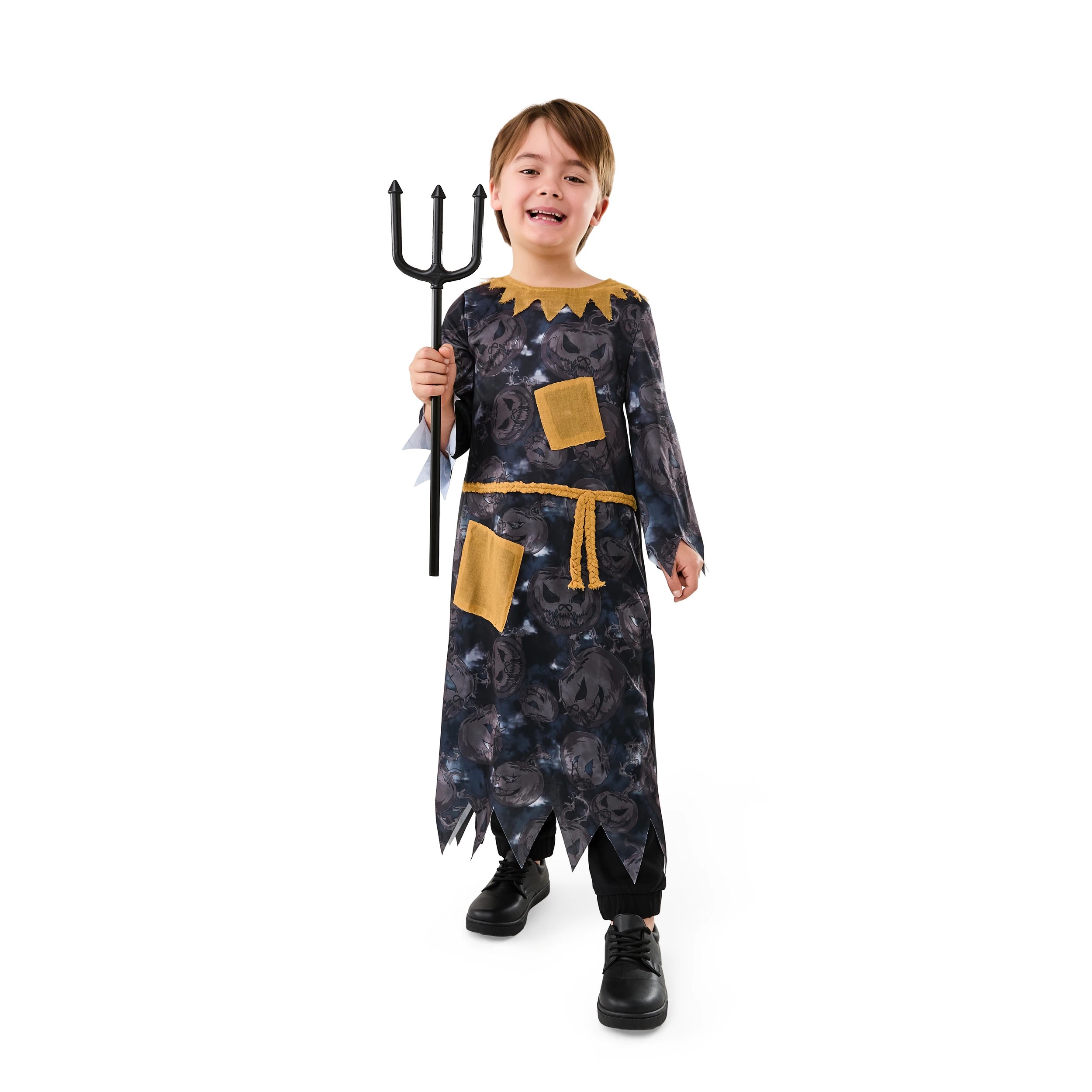 2 3 Piece Pumpkin Scarecrow Costume - Ages 4-6, 2 of 10