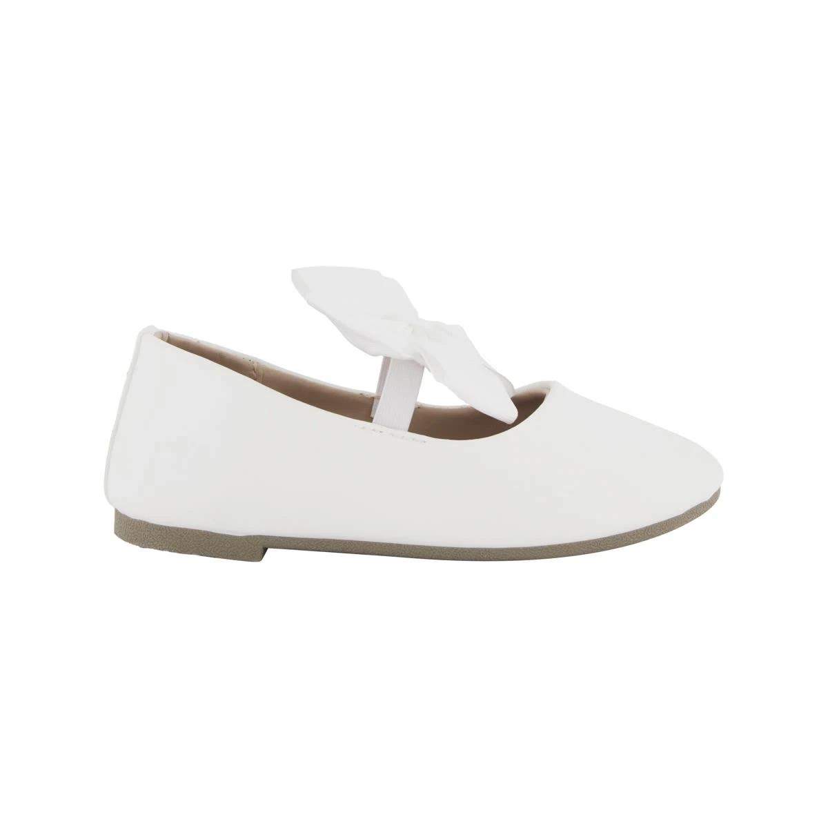 1 Junior Bow Flats WHITE, 1 of 3