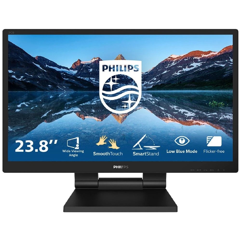 1 Philips 24" FHD 60Hz Touch Screen Monitor 242B9T, 1 of 7