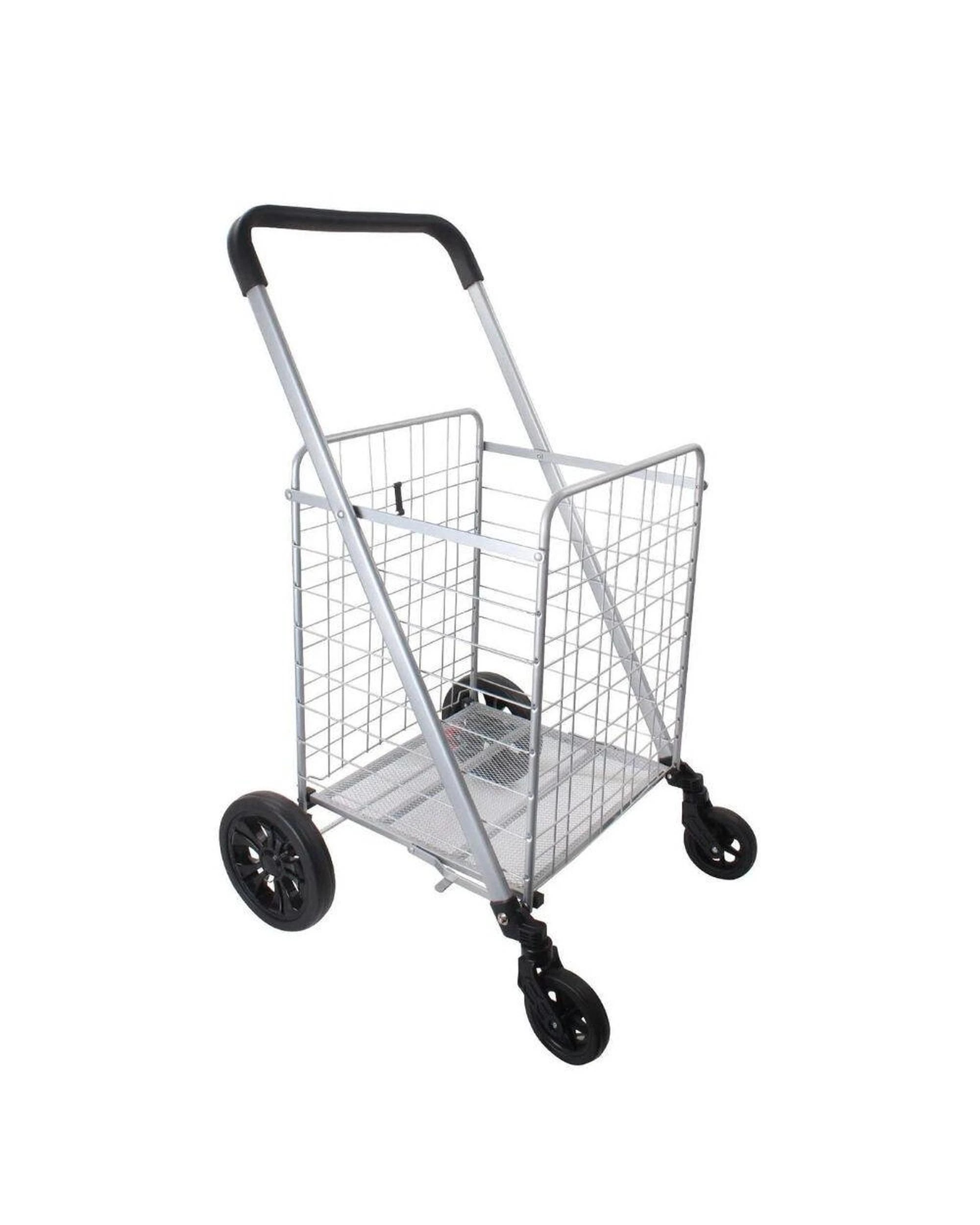 1 White Magic Handy Trolley Basket Cart Medium 65L  Silver, 1 of 8