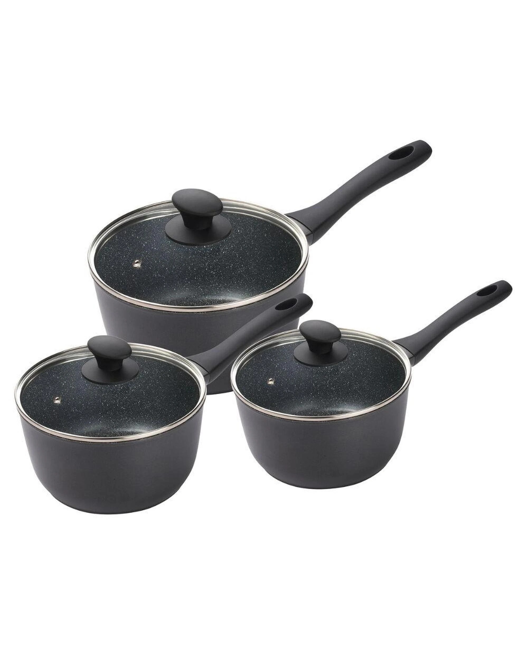 1 Pyrolux Pyrostone 3 Piece Saucepan Set, 1 of 2