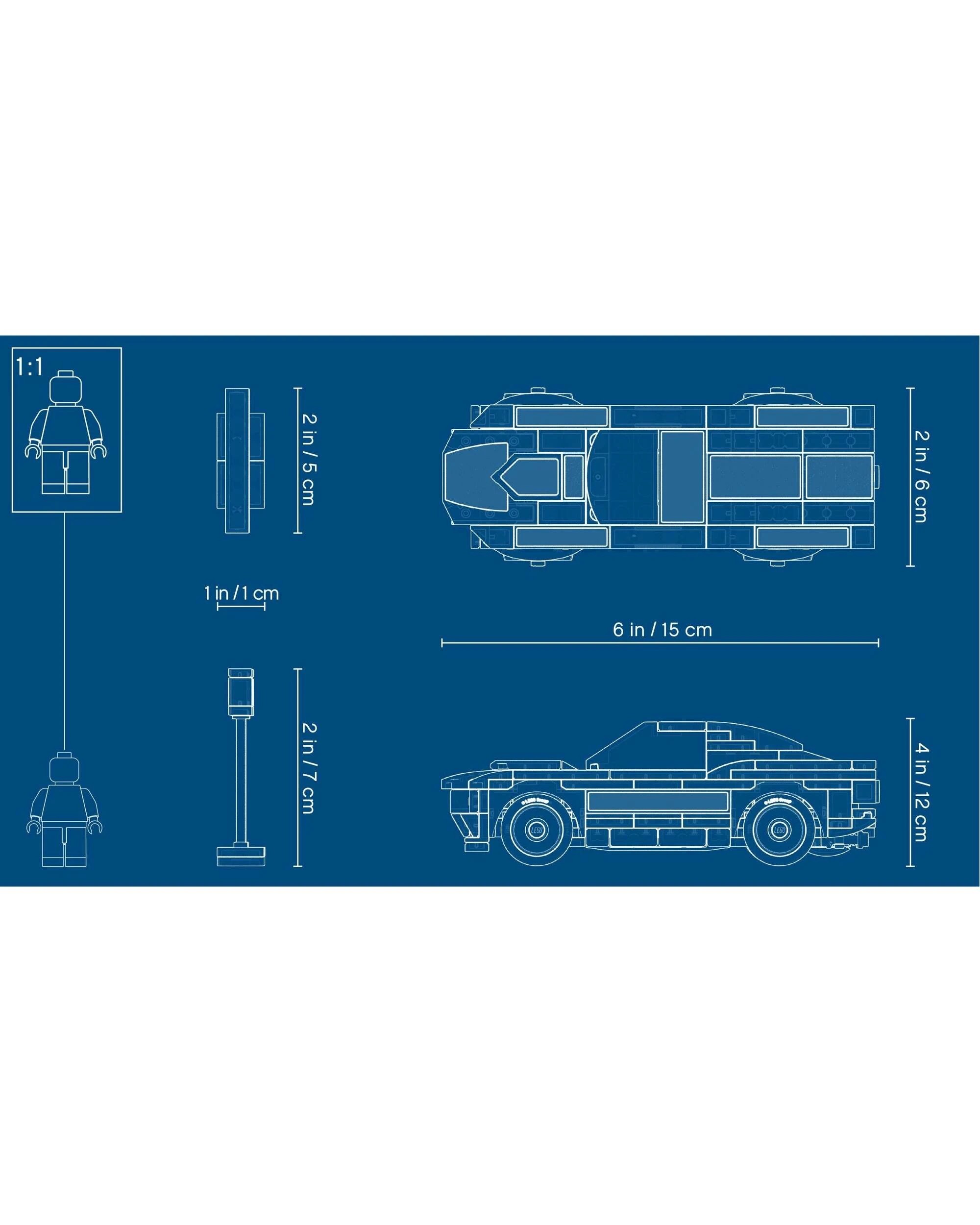 2 LEGO 75884 Speed Champions 1968 Ford Mustang Fastback, 2 of 3
