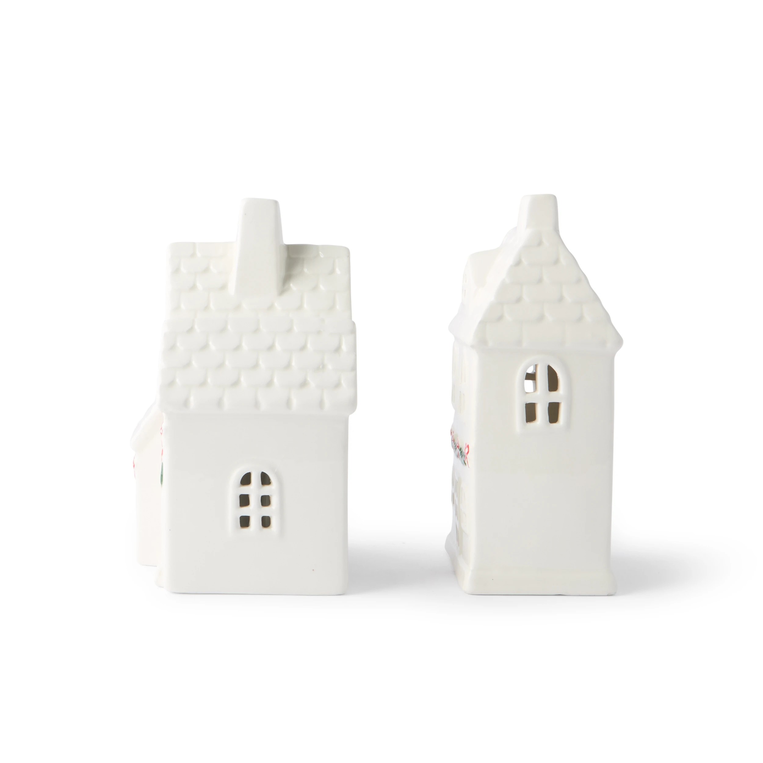 5 Light Up Ceramic House - Assorted, 5 of 10