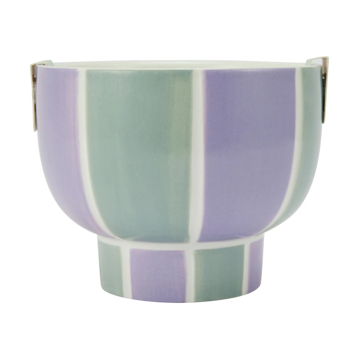 7 Tangerine and Berry Stripe Pedestal Fragrant Candle, 7 of 8