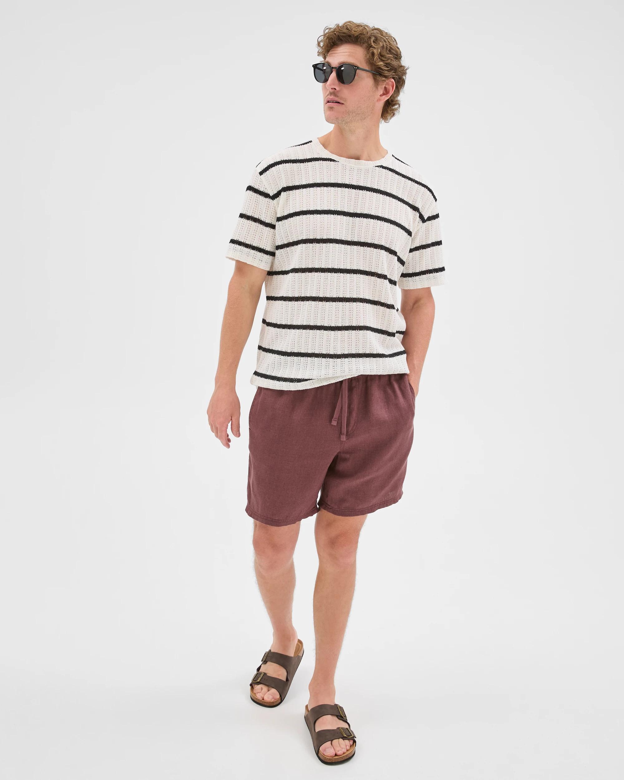 3 Target Man European Linen Shorts FUDGE, 3 of 6