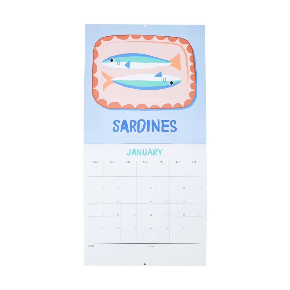 2 2026 Wall Mediterranean Calendar, 2 of 6