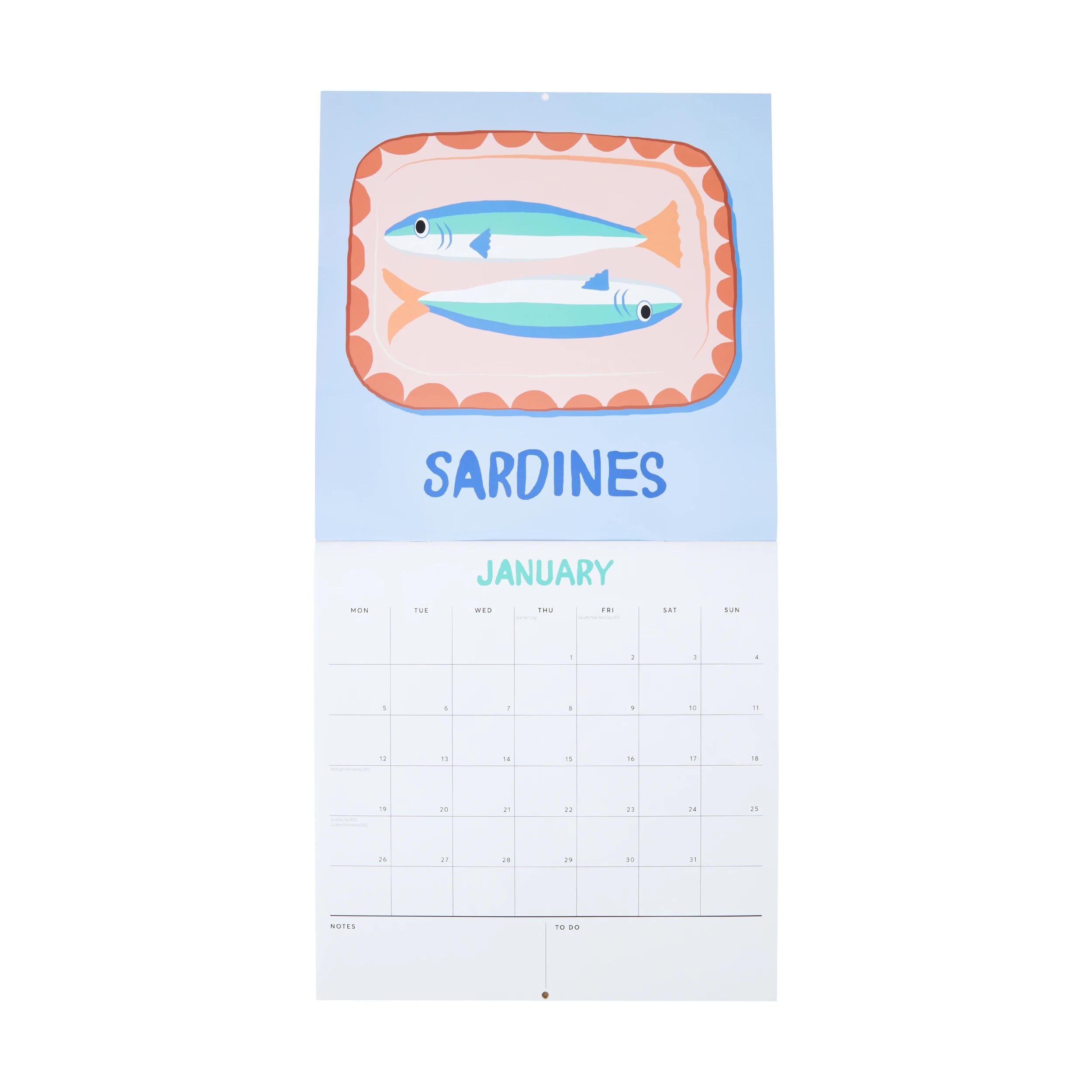 2 2026 Wall Mediterranean Calendar, 2 of 6