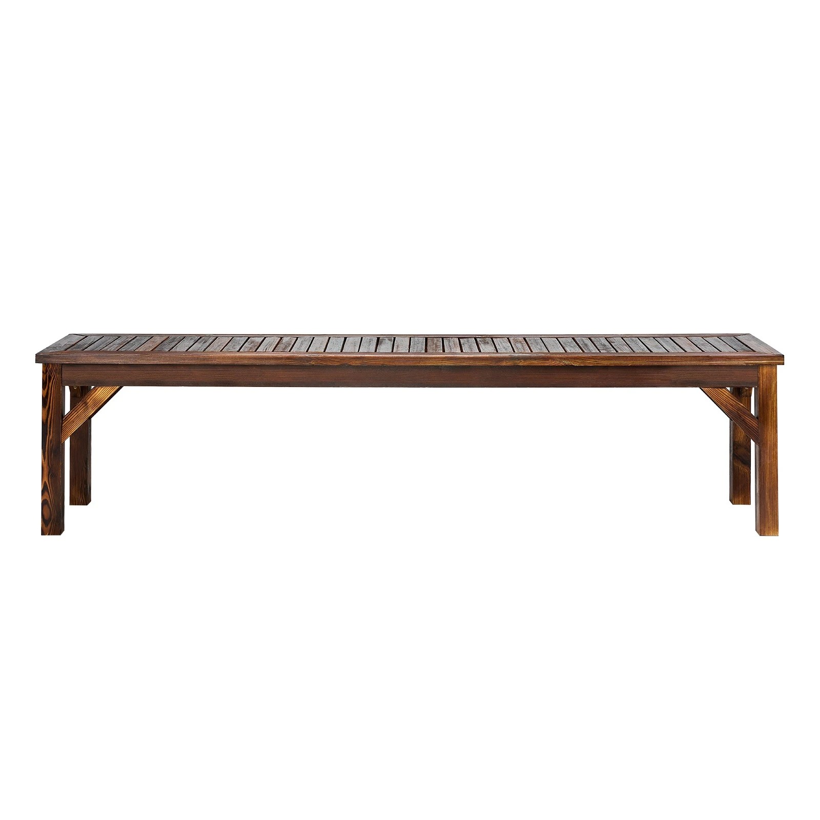 5 Livsip 190cm Garden Bench Outdoor Slatted Seat
 - Charcoal, 5 of 9