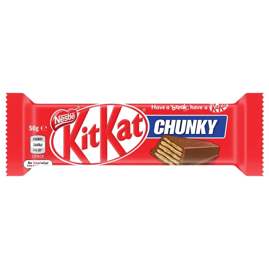 1 Nestle KitKat Chunky Milk Chocolate Bar 50g, 1 of 4