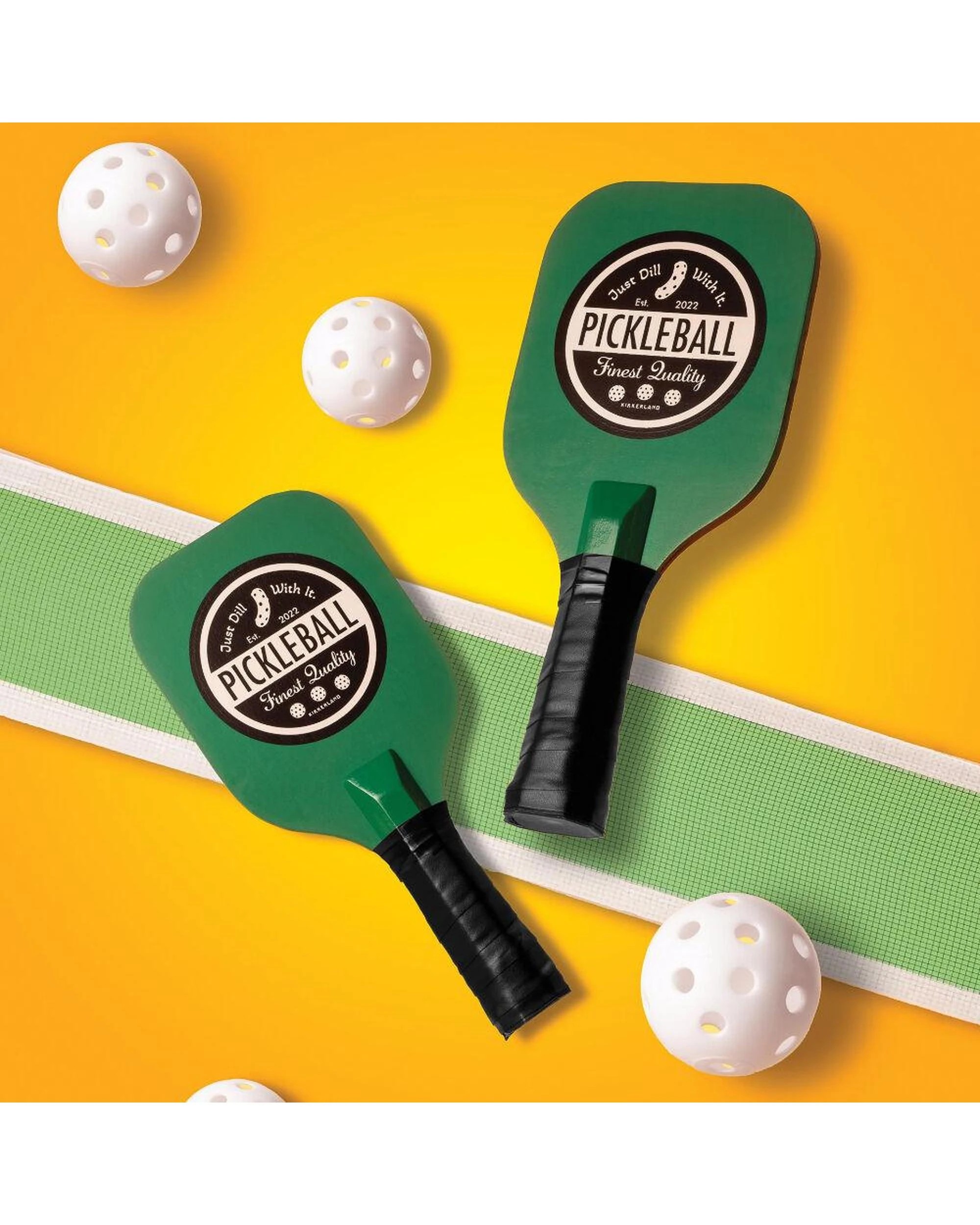 3 Kikkerland Desktop Pickleball  Green, 3 of 5