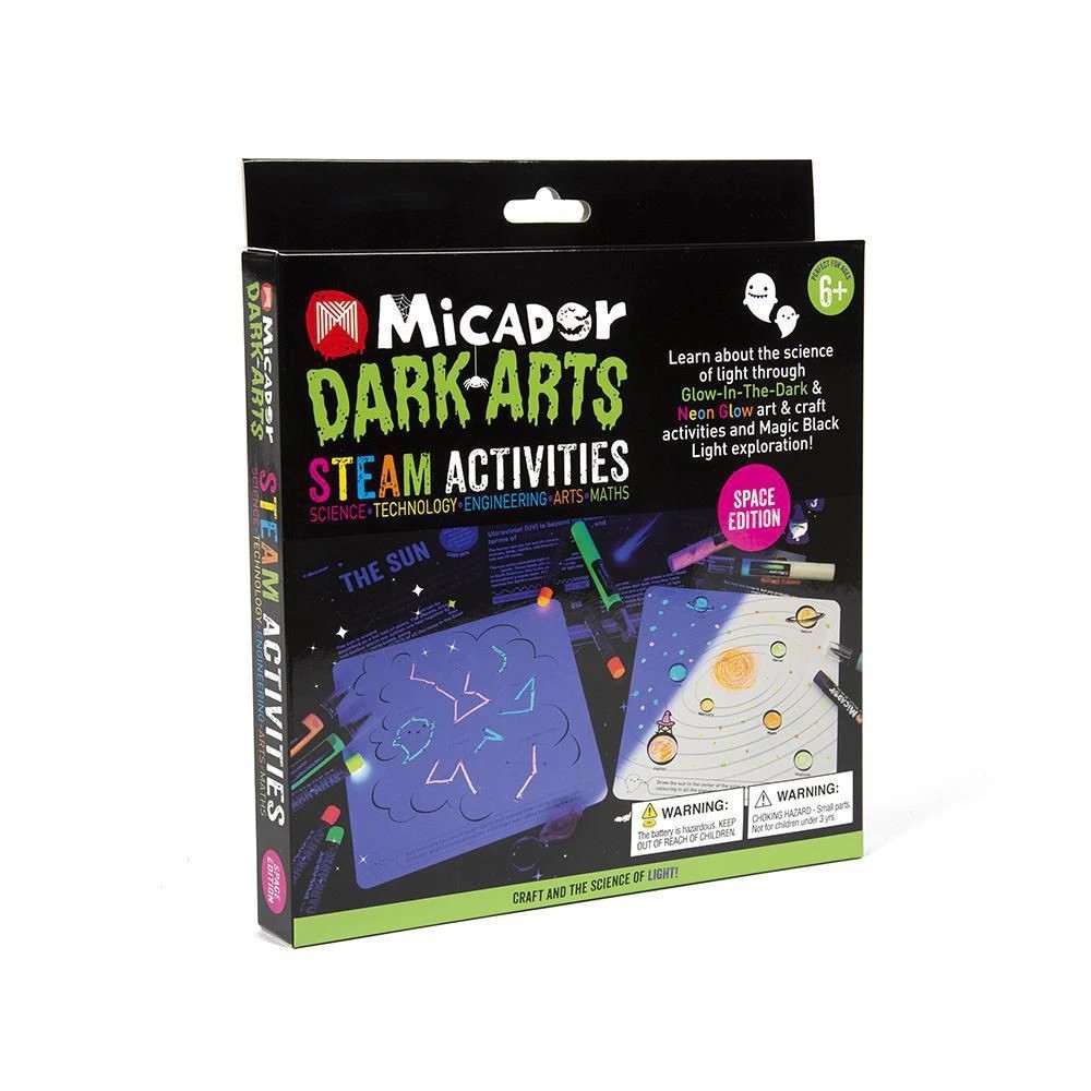 3 Micador Dark Arts Glow STEAM Activity Pack Space, 3 of 6