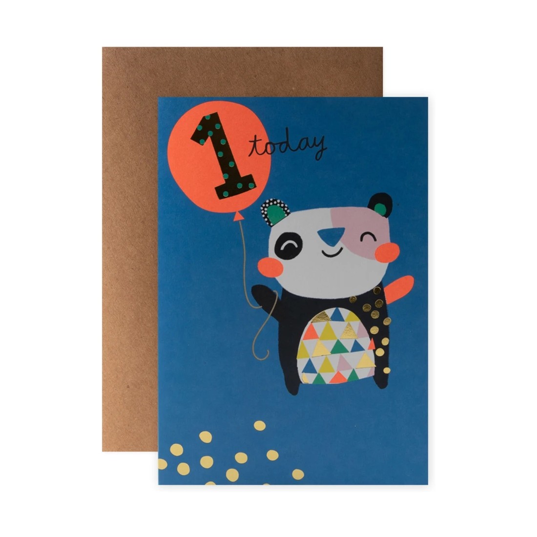 1 Connections from Hallmark 1st Birthday Card - Party Panda, 1 of 3