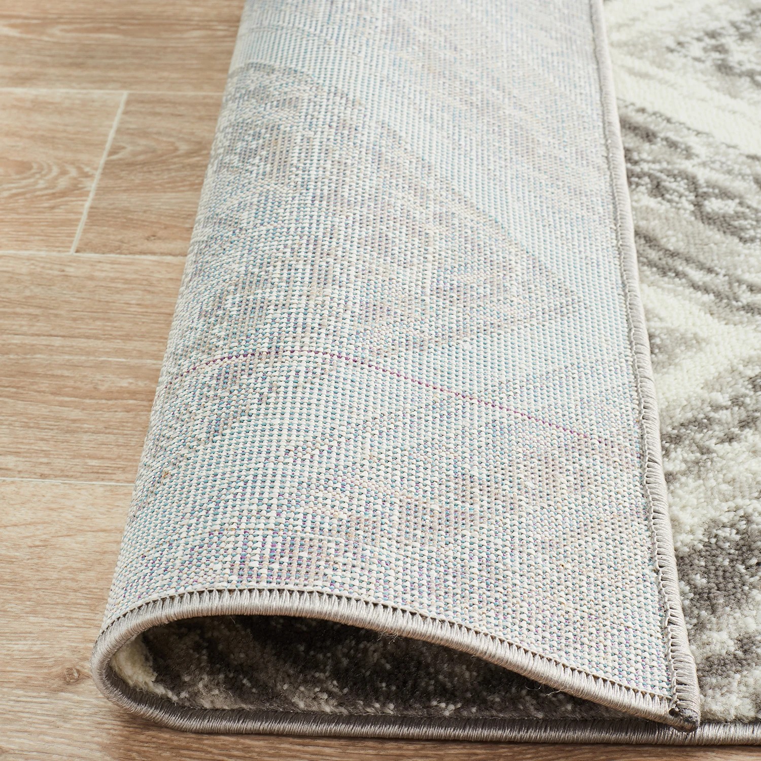 6 Common Ground Rugs Linea 616 290x200cm - Large Power Loomed Pet Friendly Floor Rug - Silver, 6 of 7