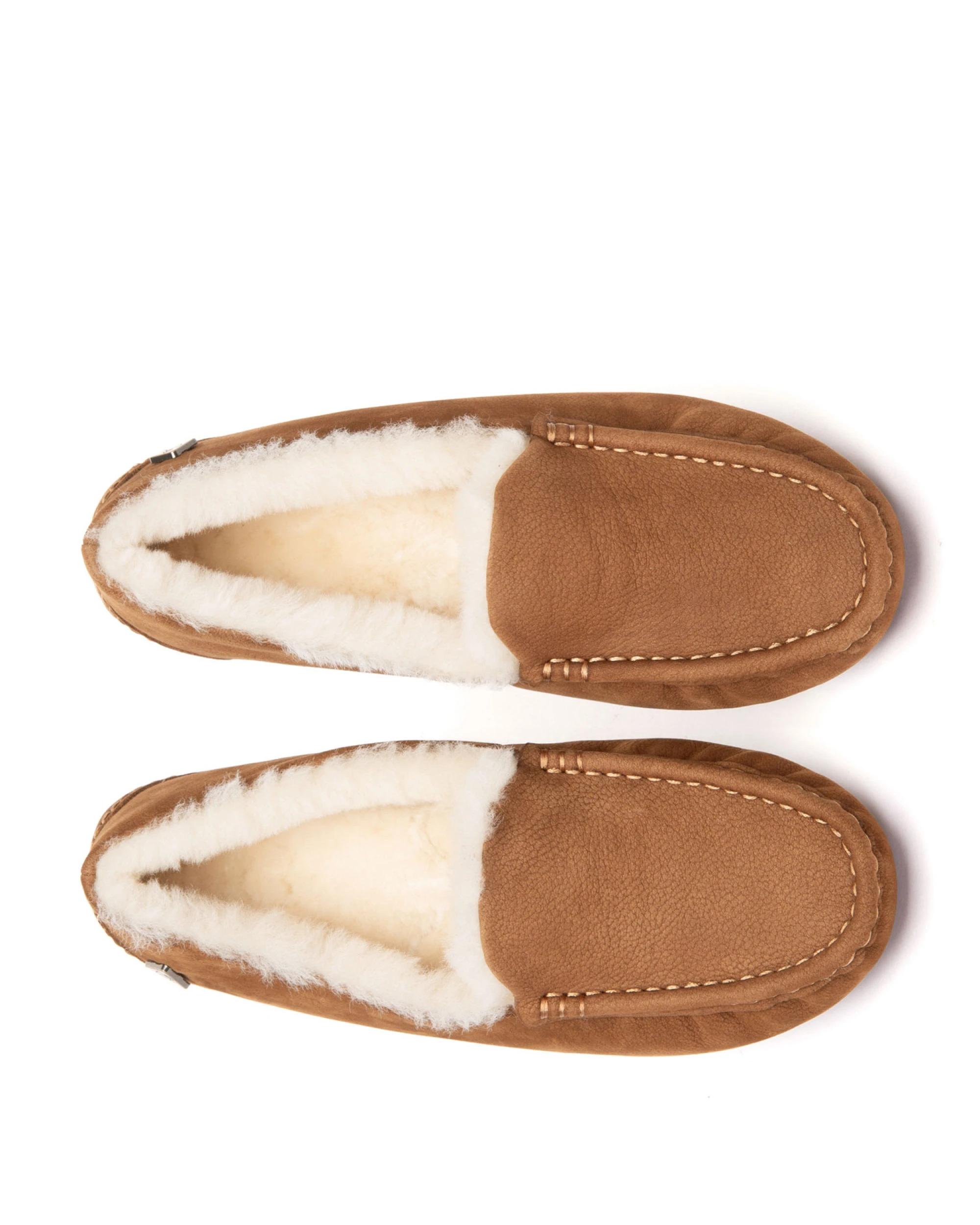 5 Everau Womens Pielet Moccasins CHESTNUT, 5 of 5