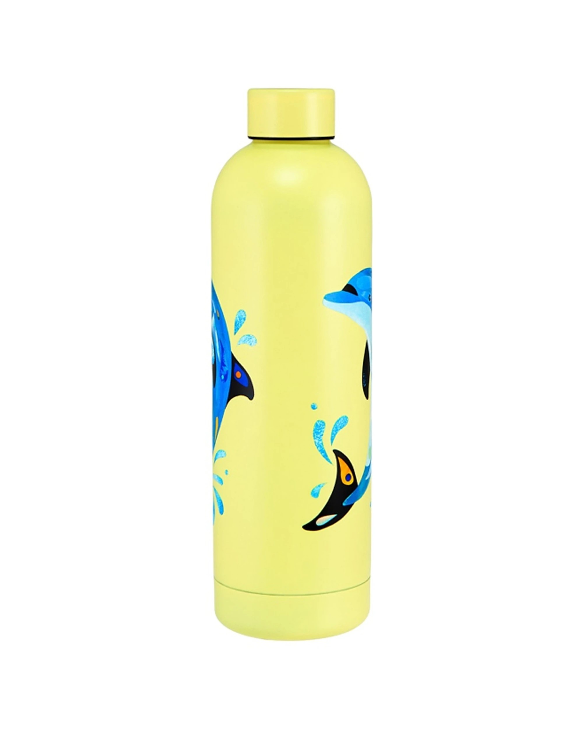 3 Maxwell & Williams 2x Pete Cromer Ozzie Ocean Insulated Bottle Set 750ml Dolphin - Yellow, 3 of 5