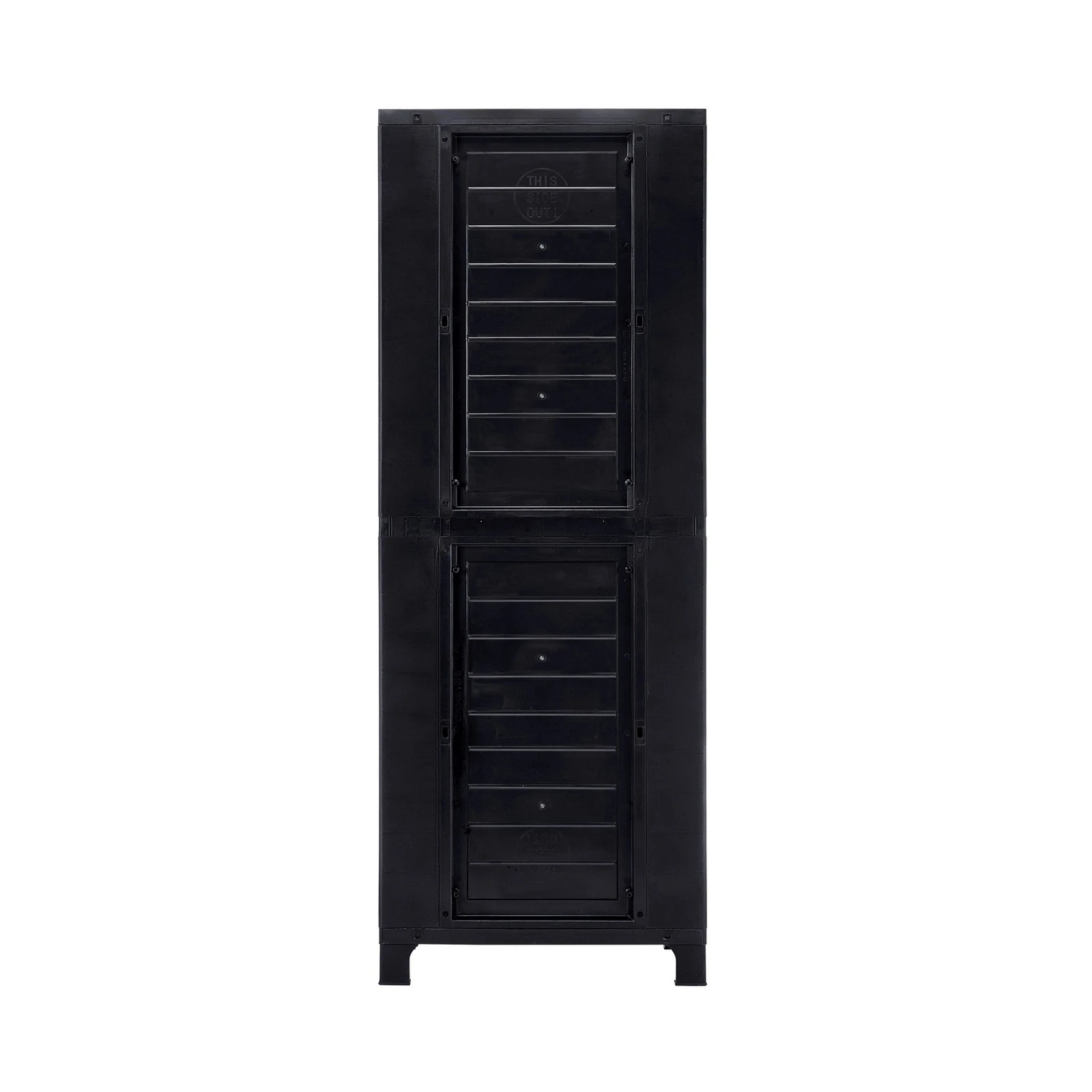 7 Livsip Outdoor Storage Cabinet Box Cupboard Garage Garden Adjustable Tall - Black, 7 of 7
