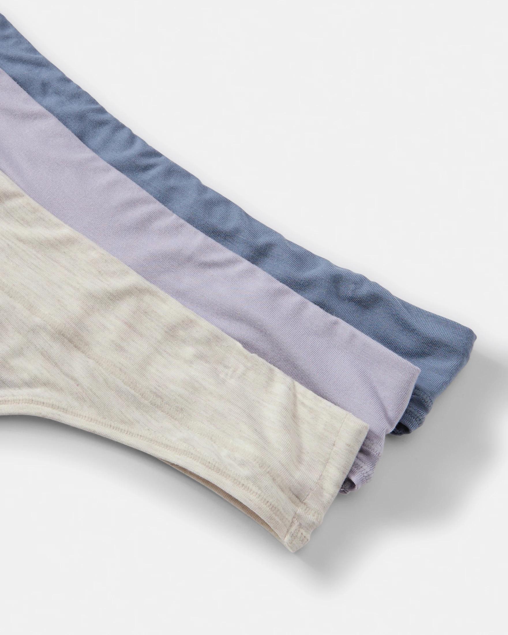 3 3 Pack Bamboo Blend G-String Briefs Bm Gh St, 3 of 8