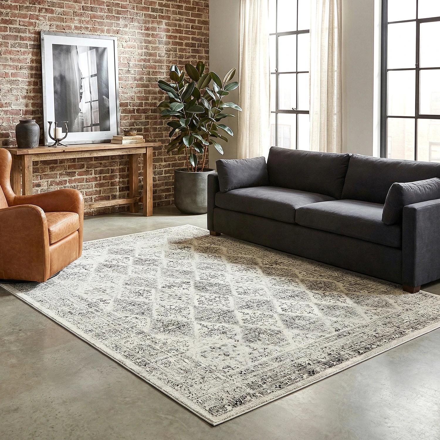 1 Common Ground Rugs Era 999 230x160cm - Medium Indoor Floor Rug - Natural, 1 of 8